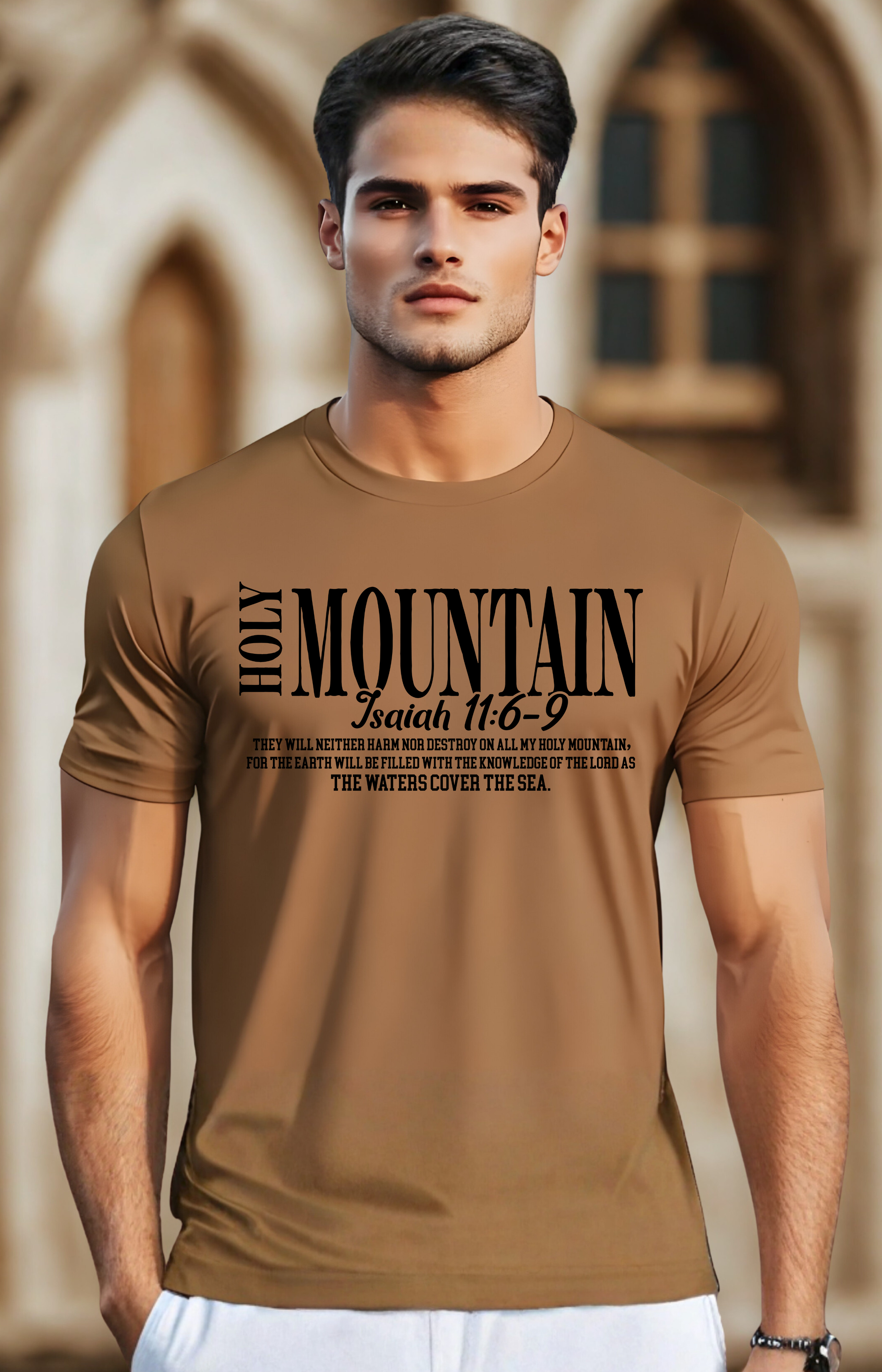 Holy Mountain – Isaiah 11:6–9 Scripture Tee