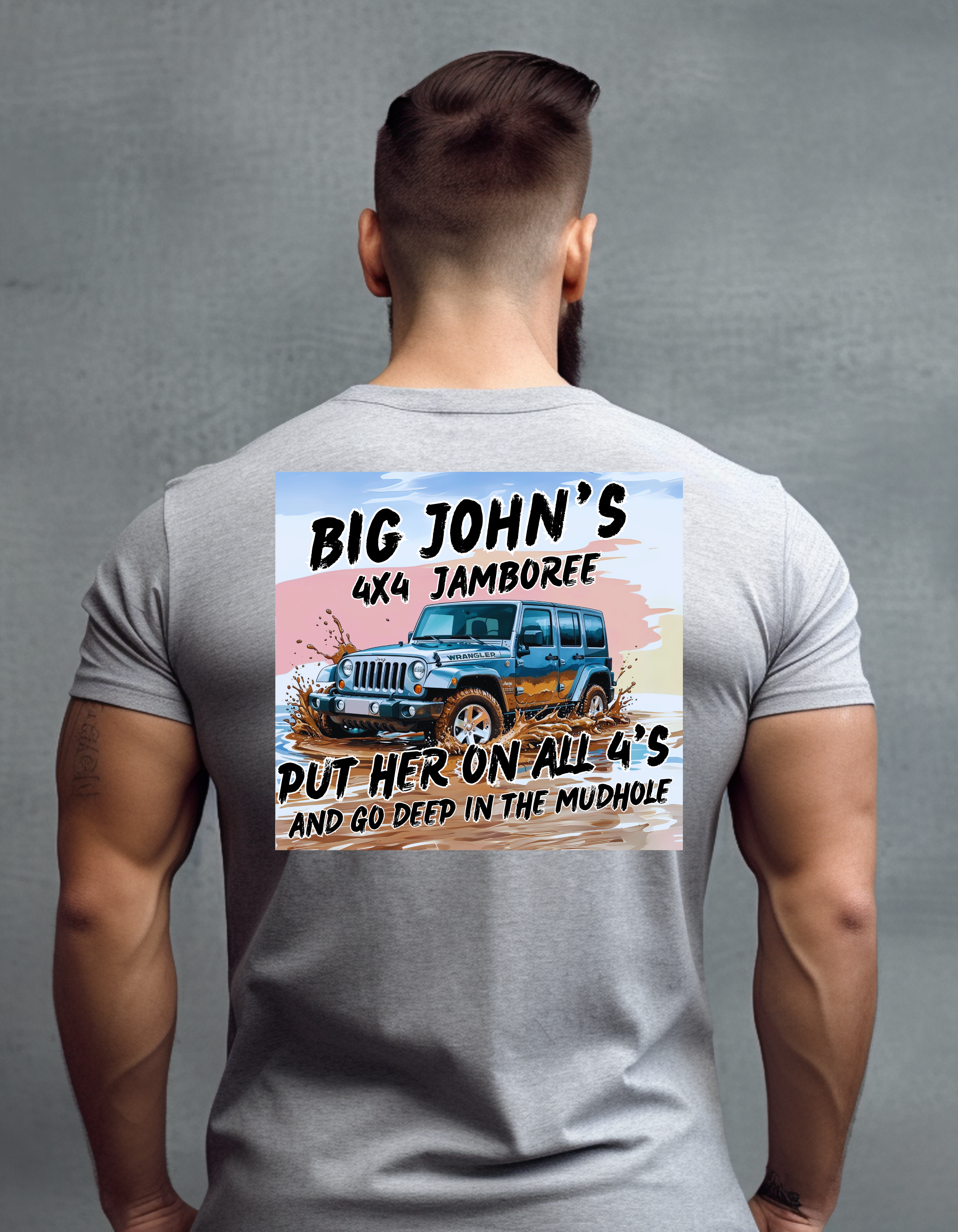 Big John’s 4x4 Jamboree T-Shirt – Mudhole Edition