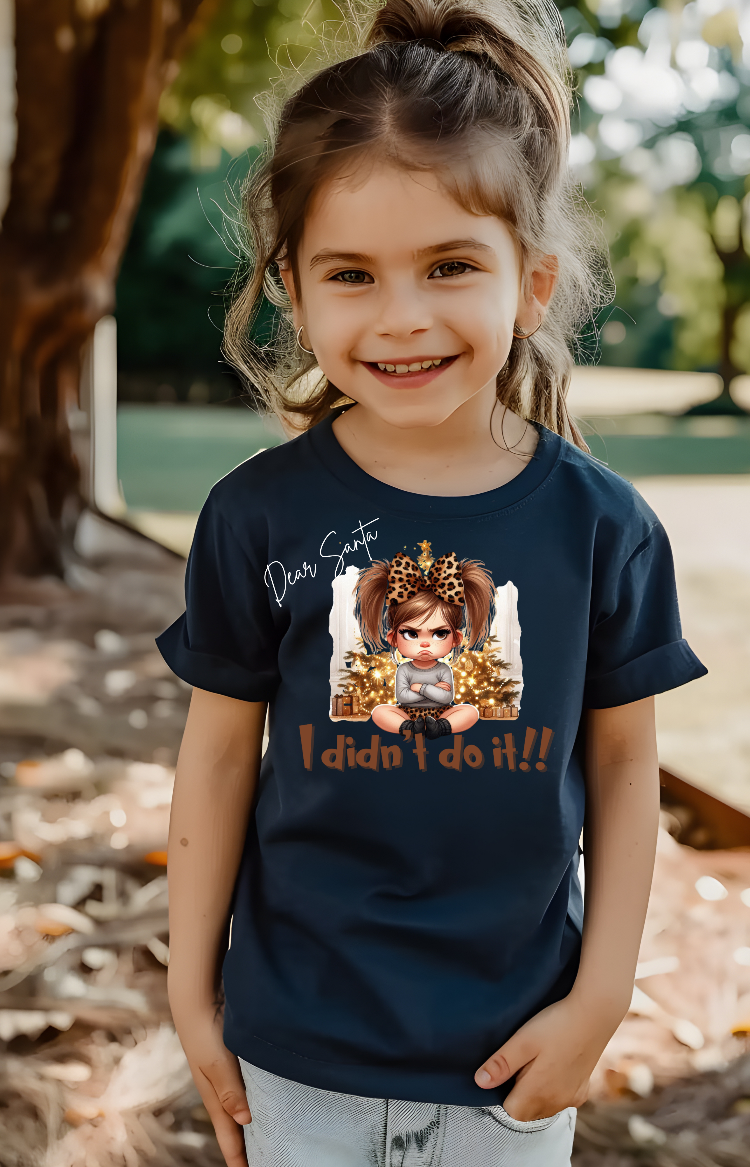 Dear Santa, I Didn’t Do It!! Girls’ Tee