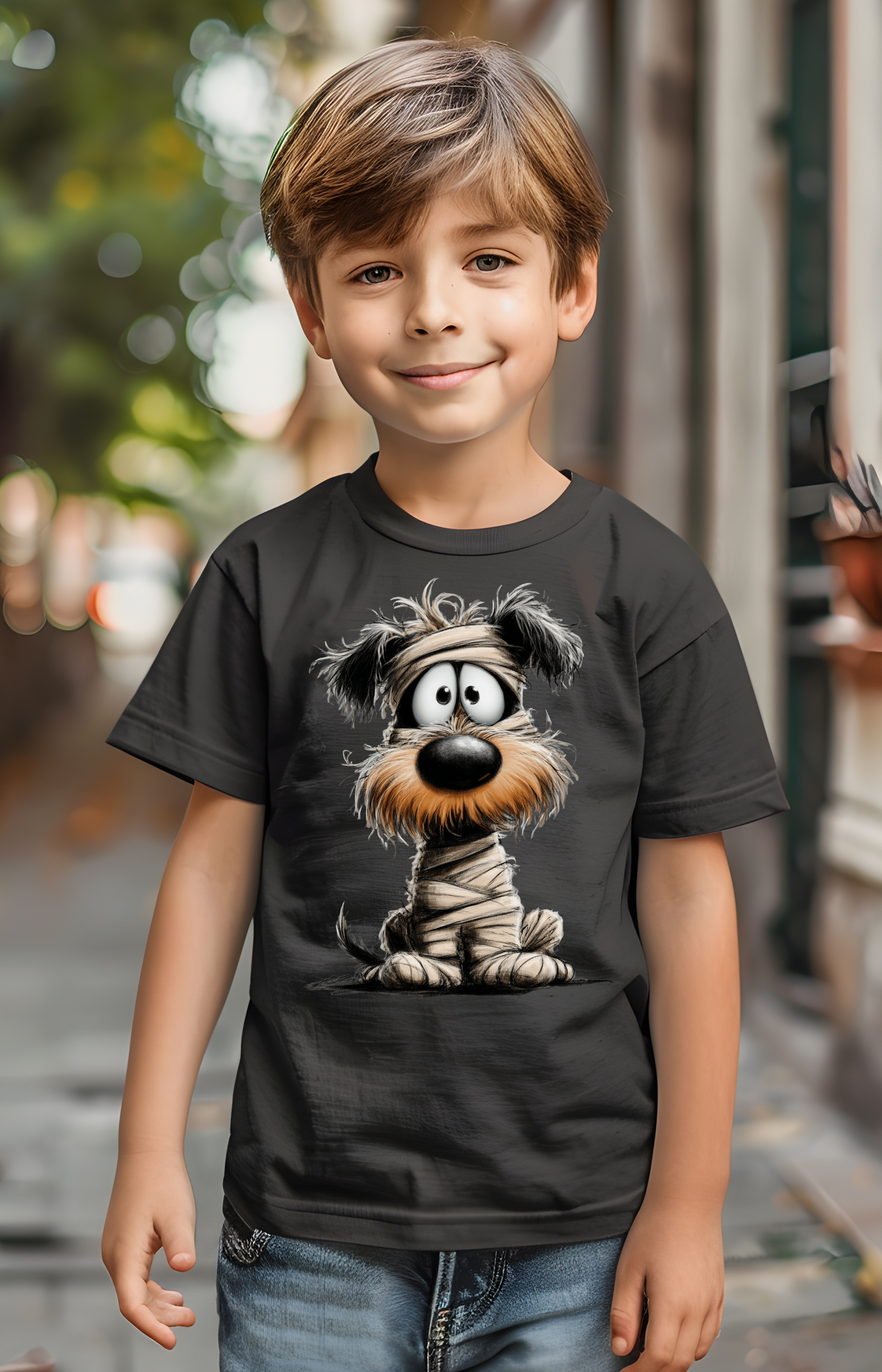 Stay Pawsitive Pup Kids’ Tee