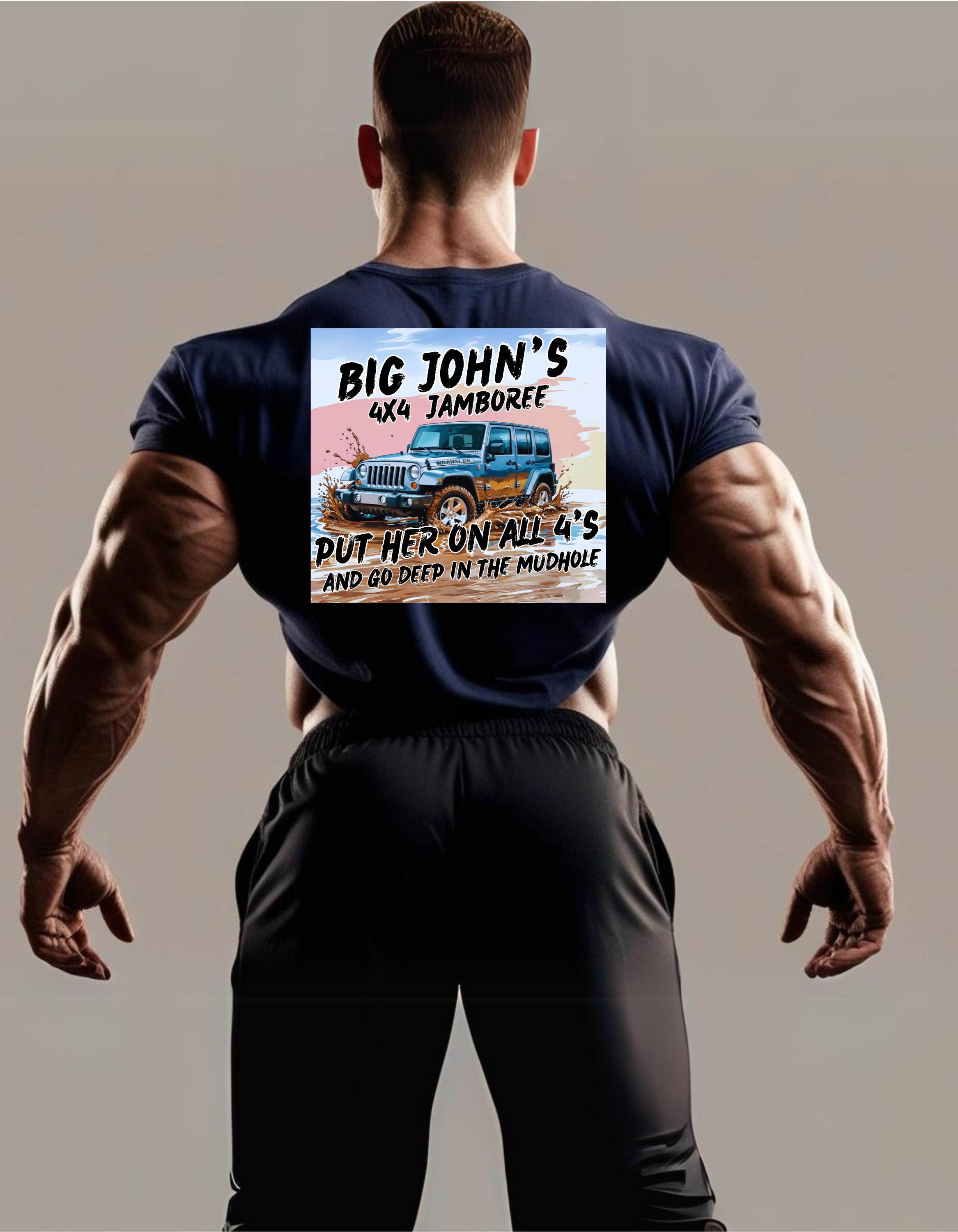 Big John’s 4x4 Jamboree T-Shirt – Mudhole Edition