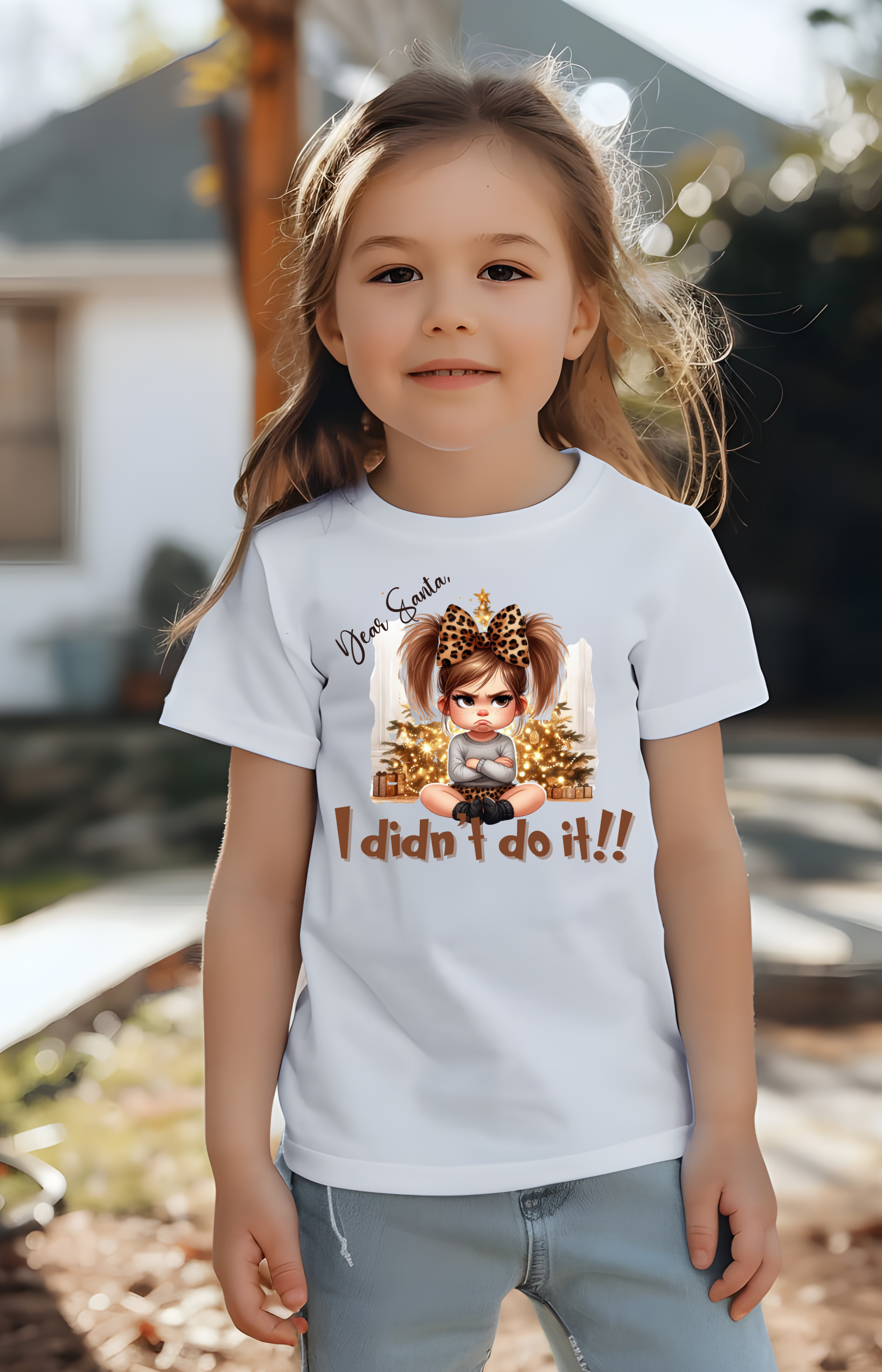 Dear Santa, I Didn’t Do It!! Girls’ Tee