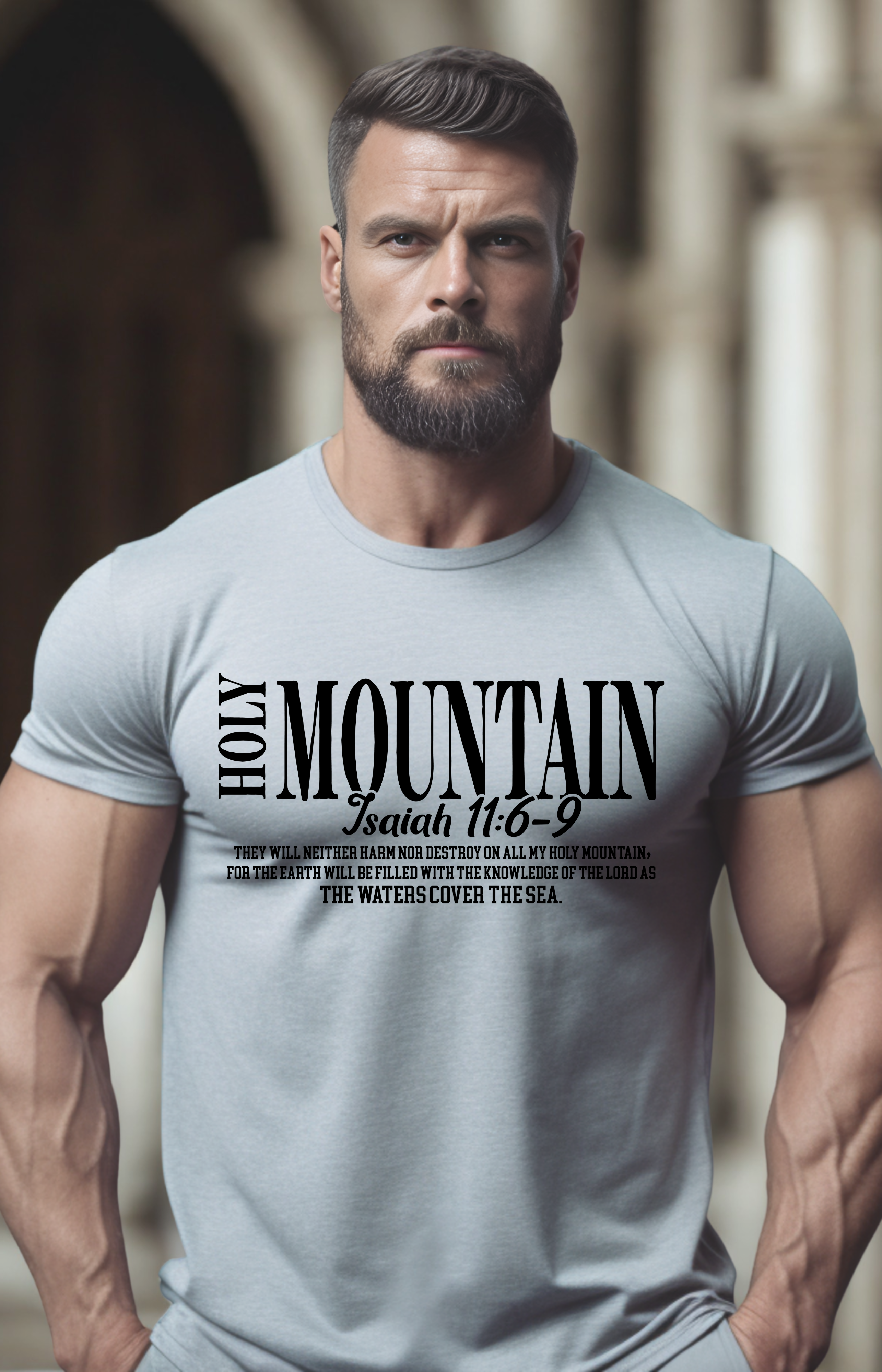 Holy Mountain – Isaiah 11:6–9 Scripture Tee