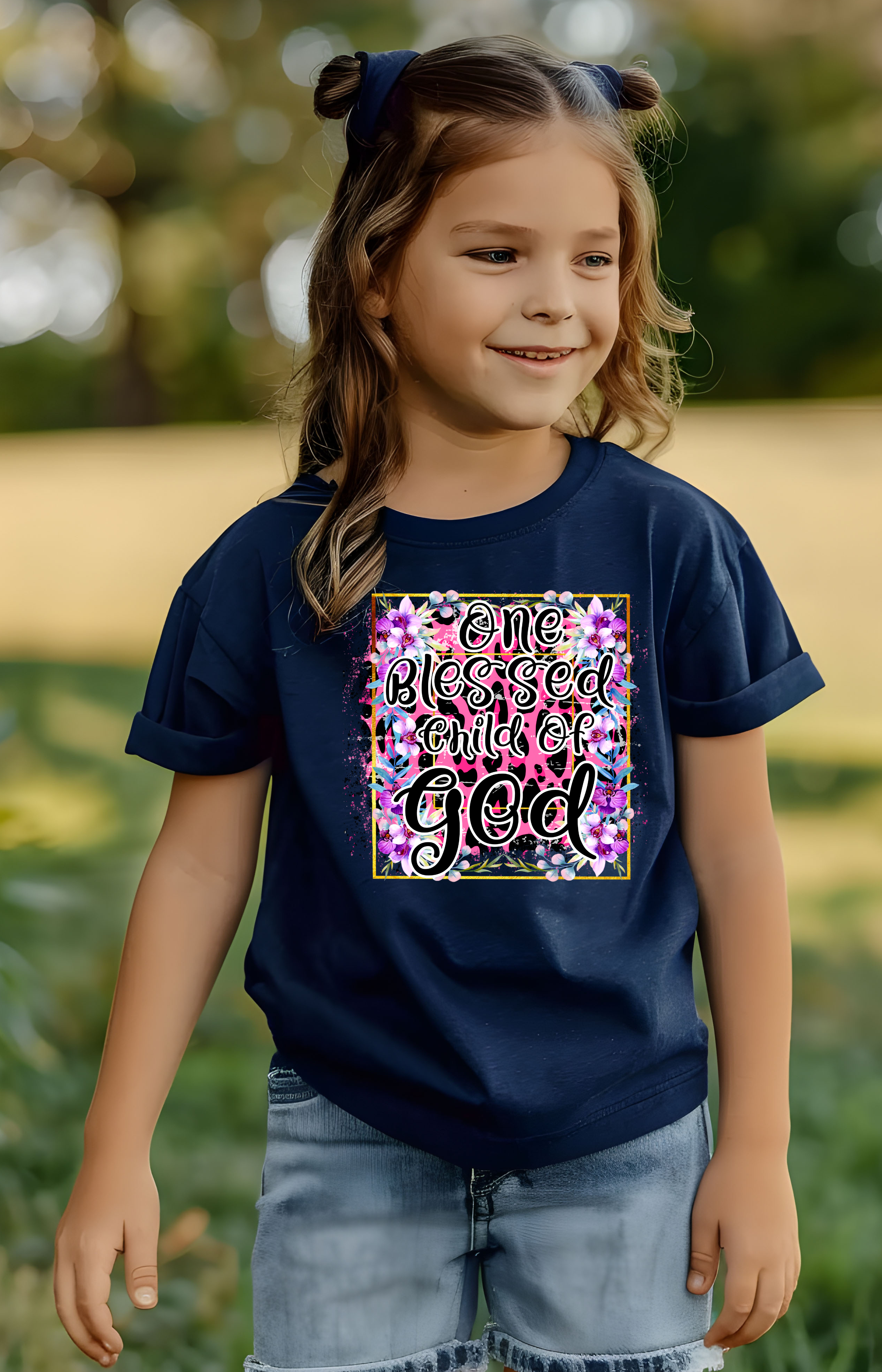 One Blessed Child of God Kids’ Tee – Faith, Joy & Purpose