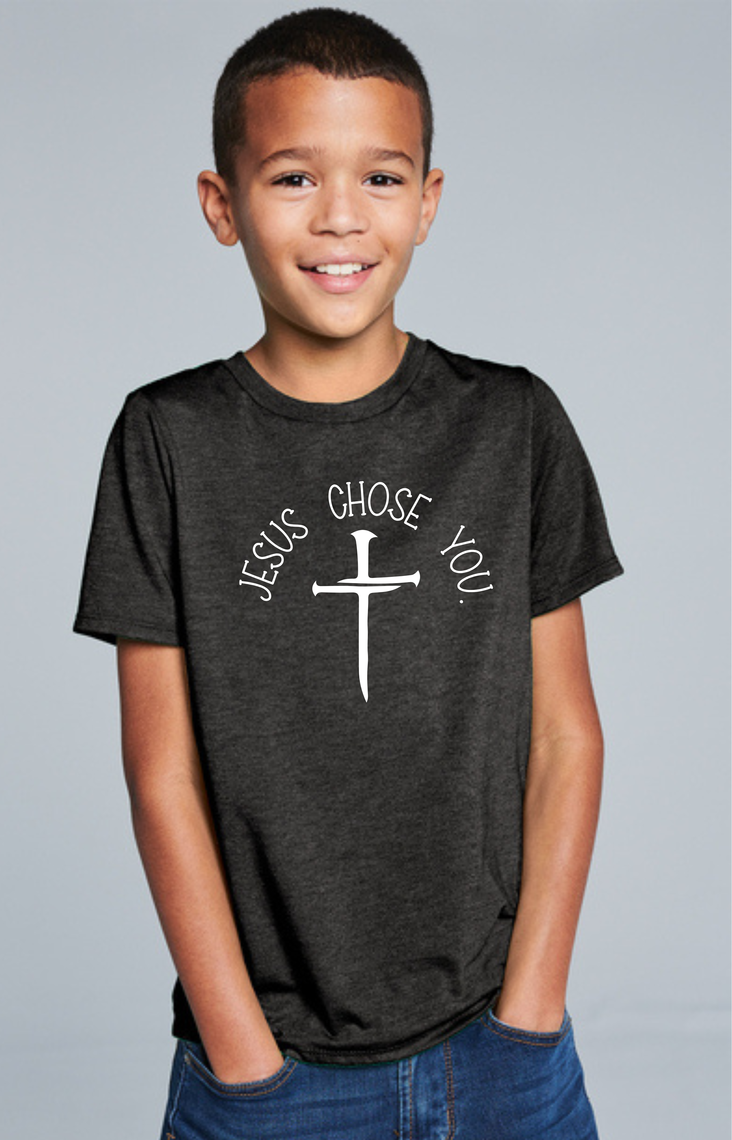 Jesus Chose You Kids’ Tee – Faith Over Fear