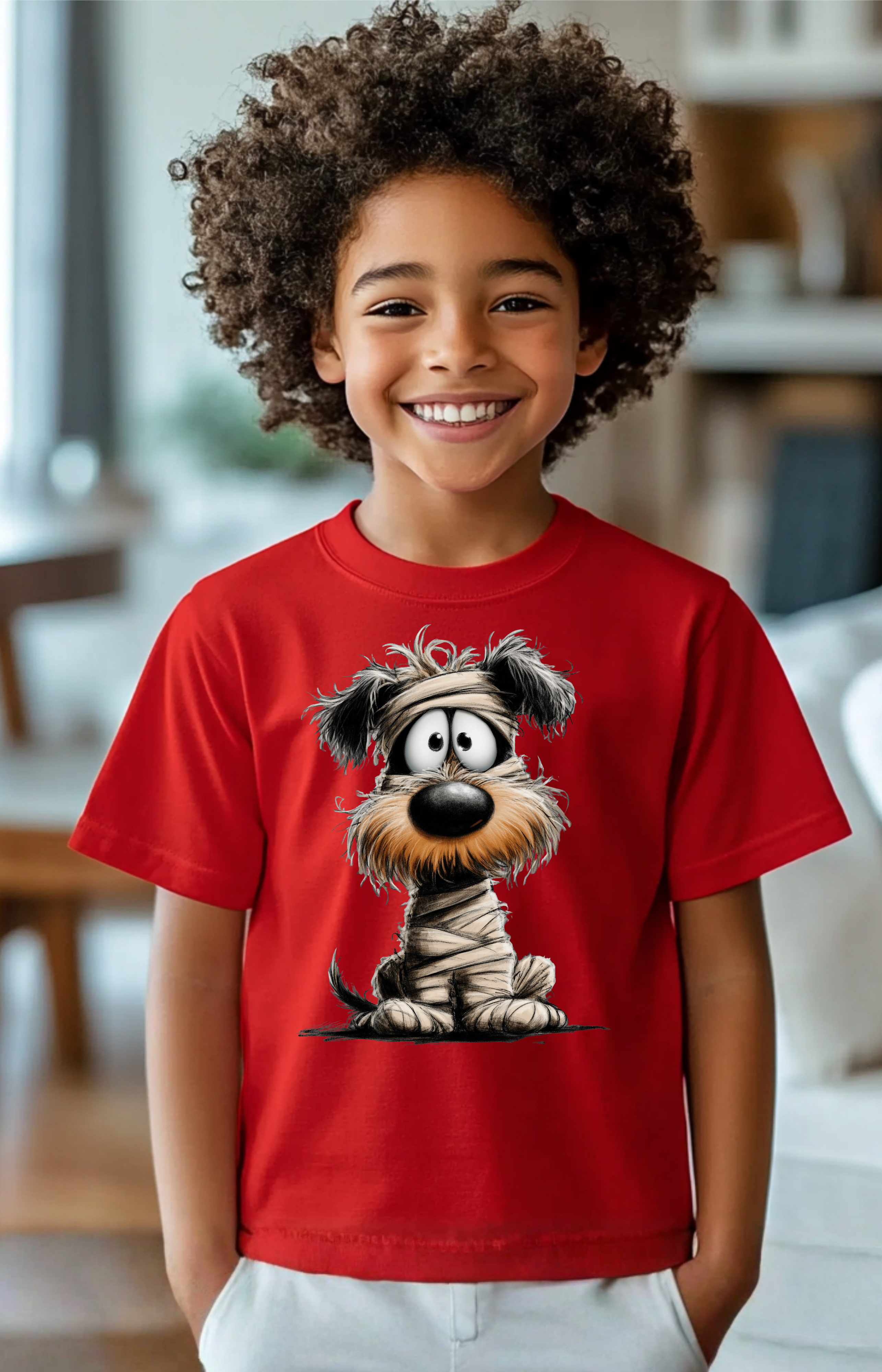 Stay Pawsitive Pup Kids’ Tee