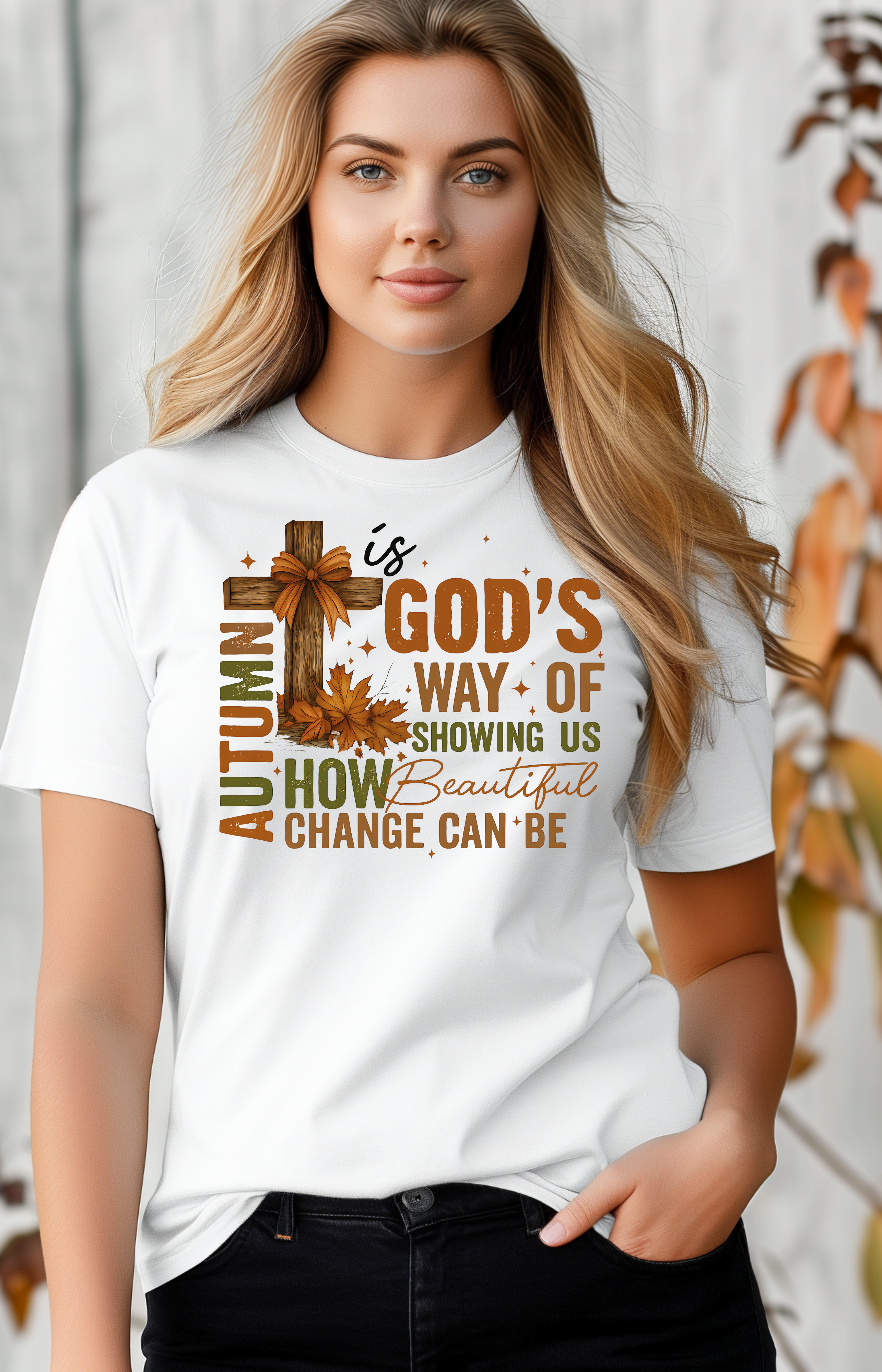 Autumn Is God’s Way – Faith & Fall T-Shirt