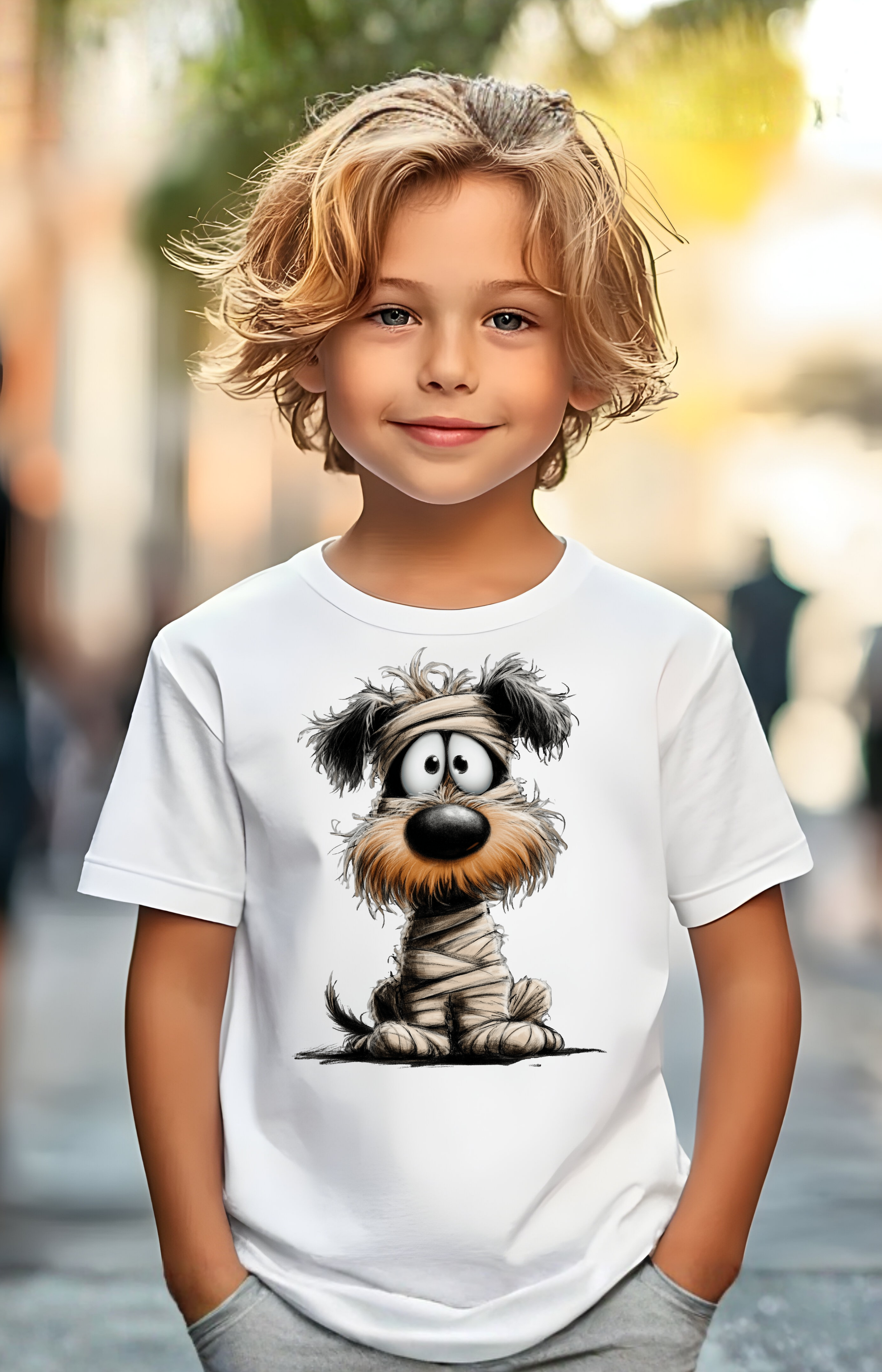 Stay Pawsitive Pup Kids’ Tee