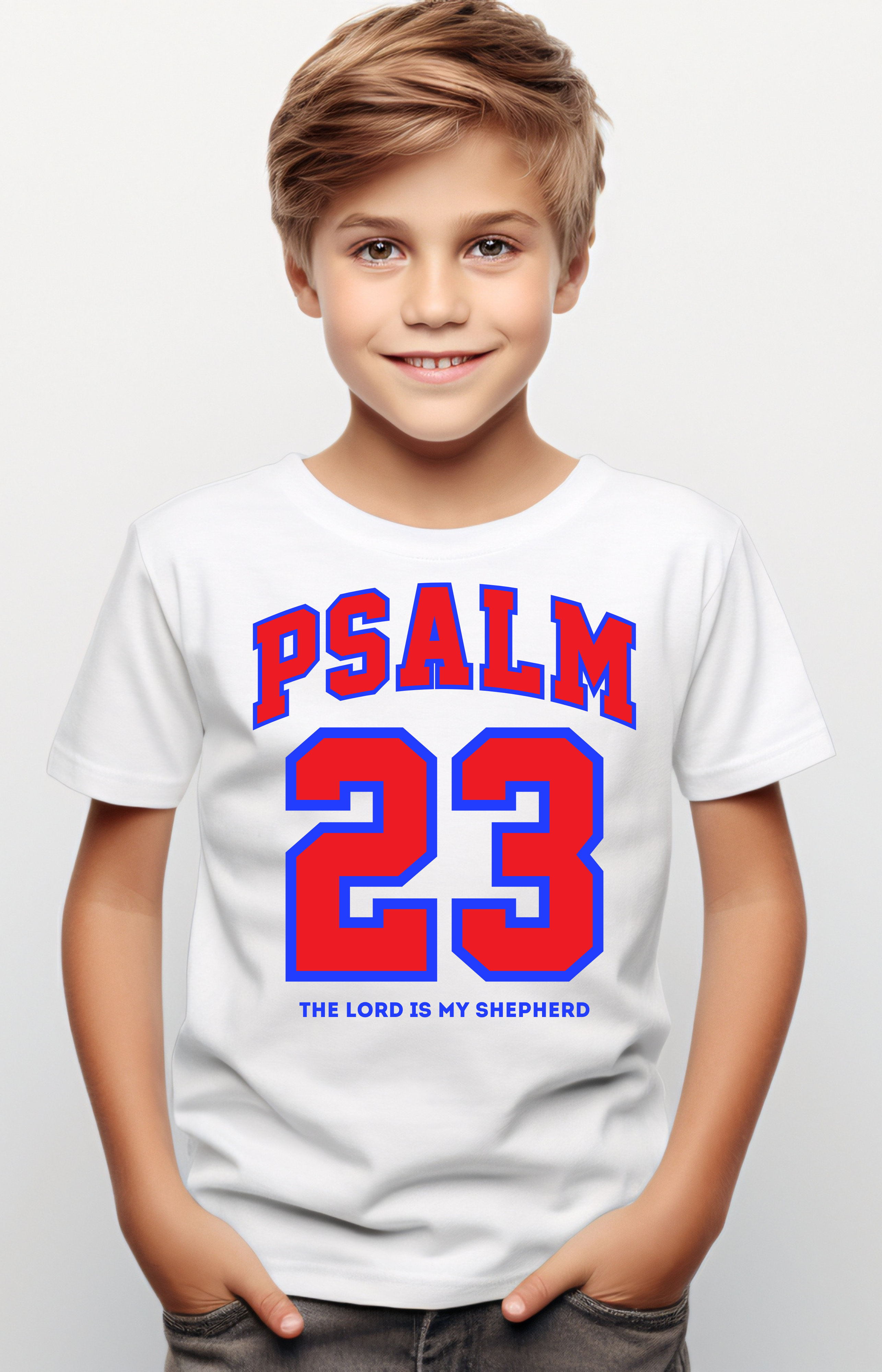 Psalm 23 – The Lord Is My Shepherd Kids’ Tee