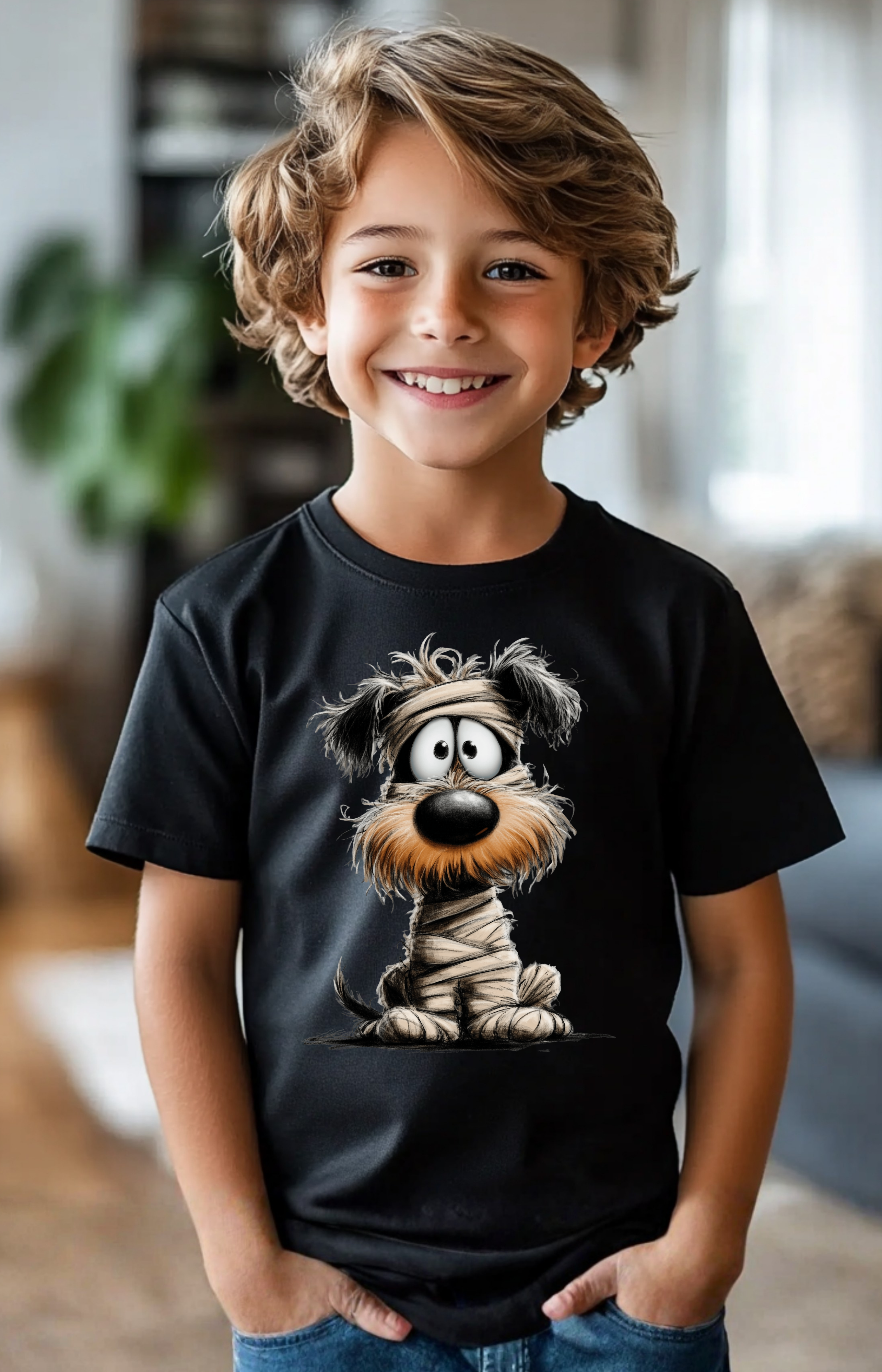 Stay Pawsitive Pup Kids’ Tee