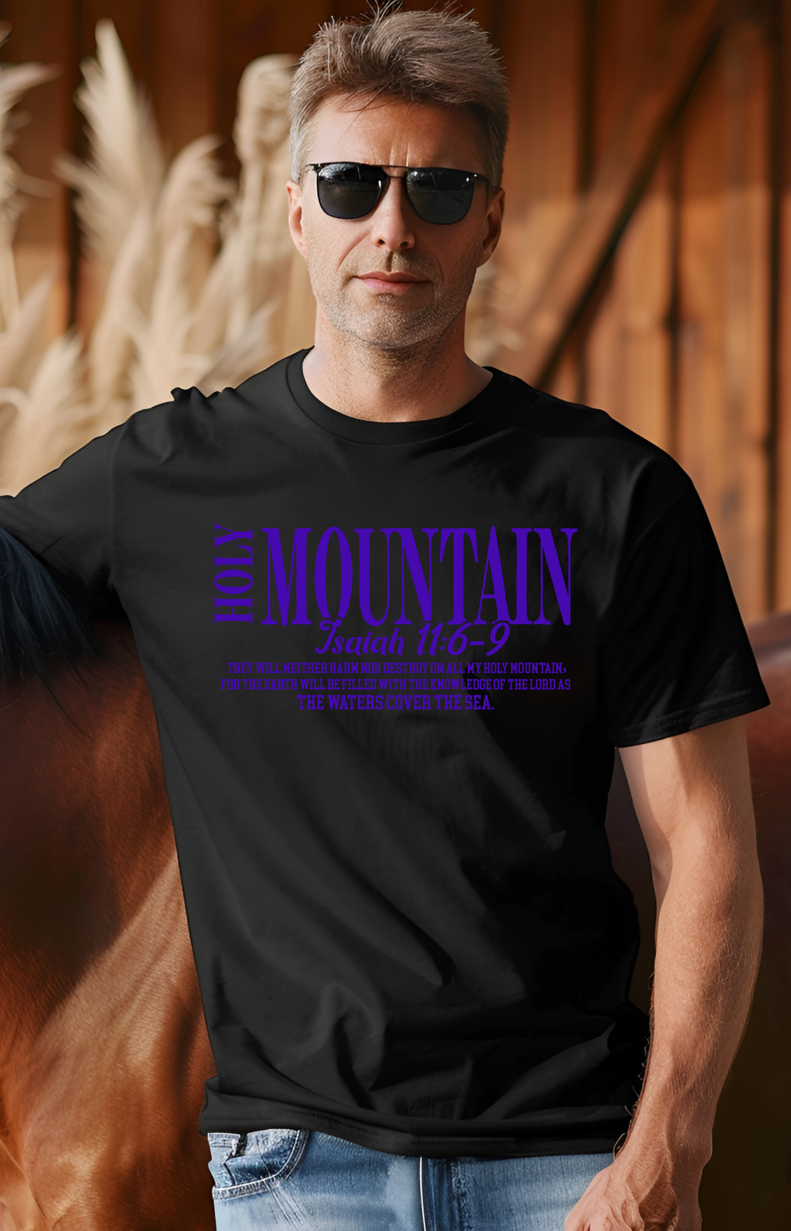 Holy Mountain – Isaiah 11:6–9 Scripture Tee