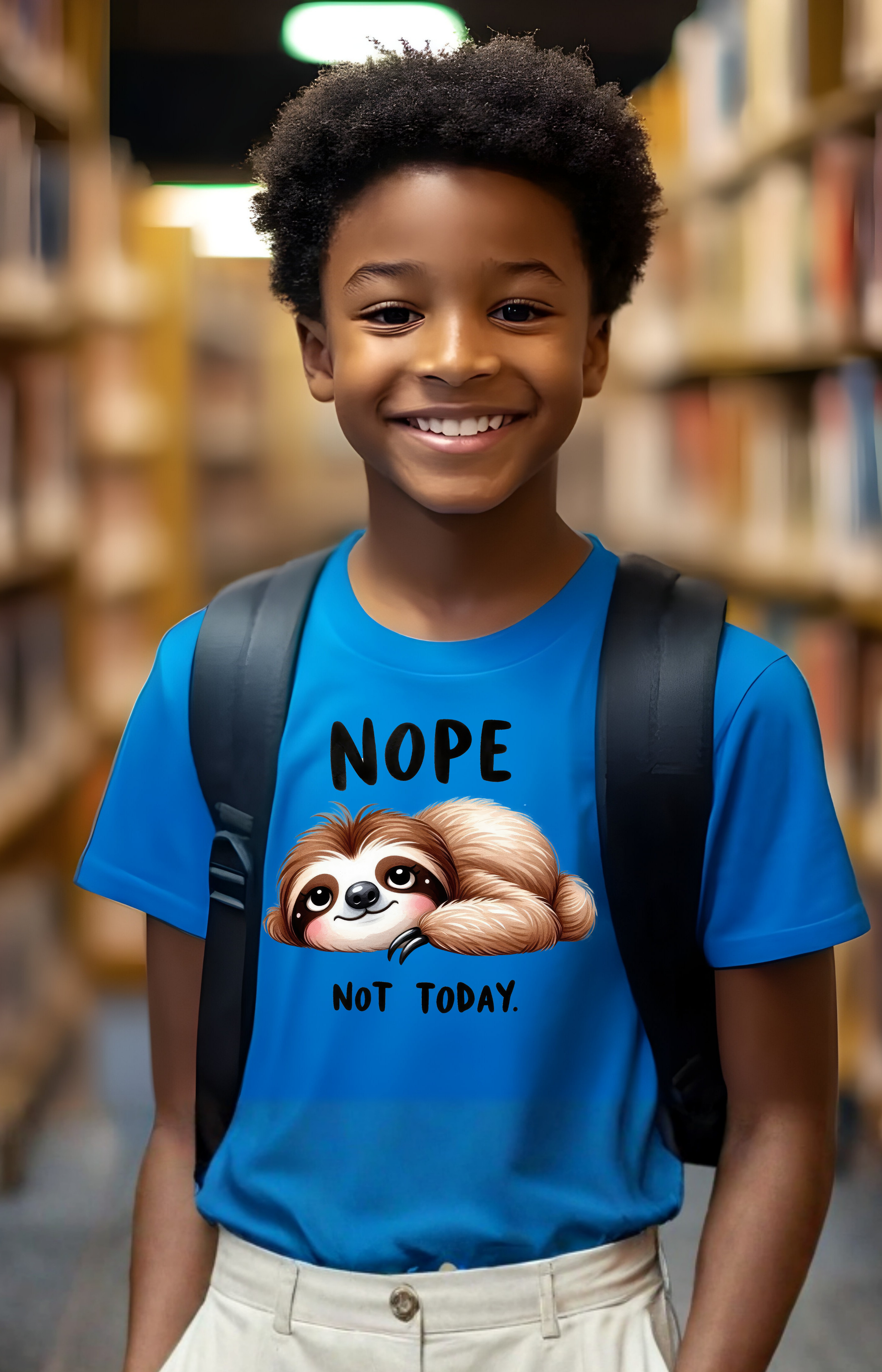 Nope. Not Today. Sloth Kids’ Tee