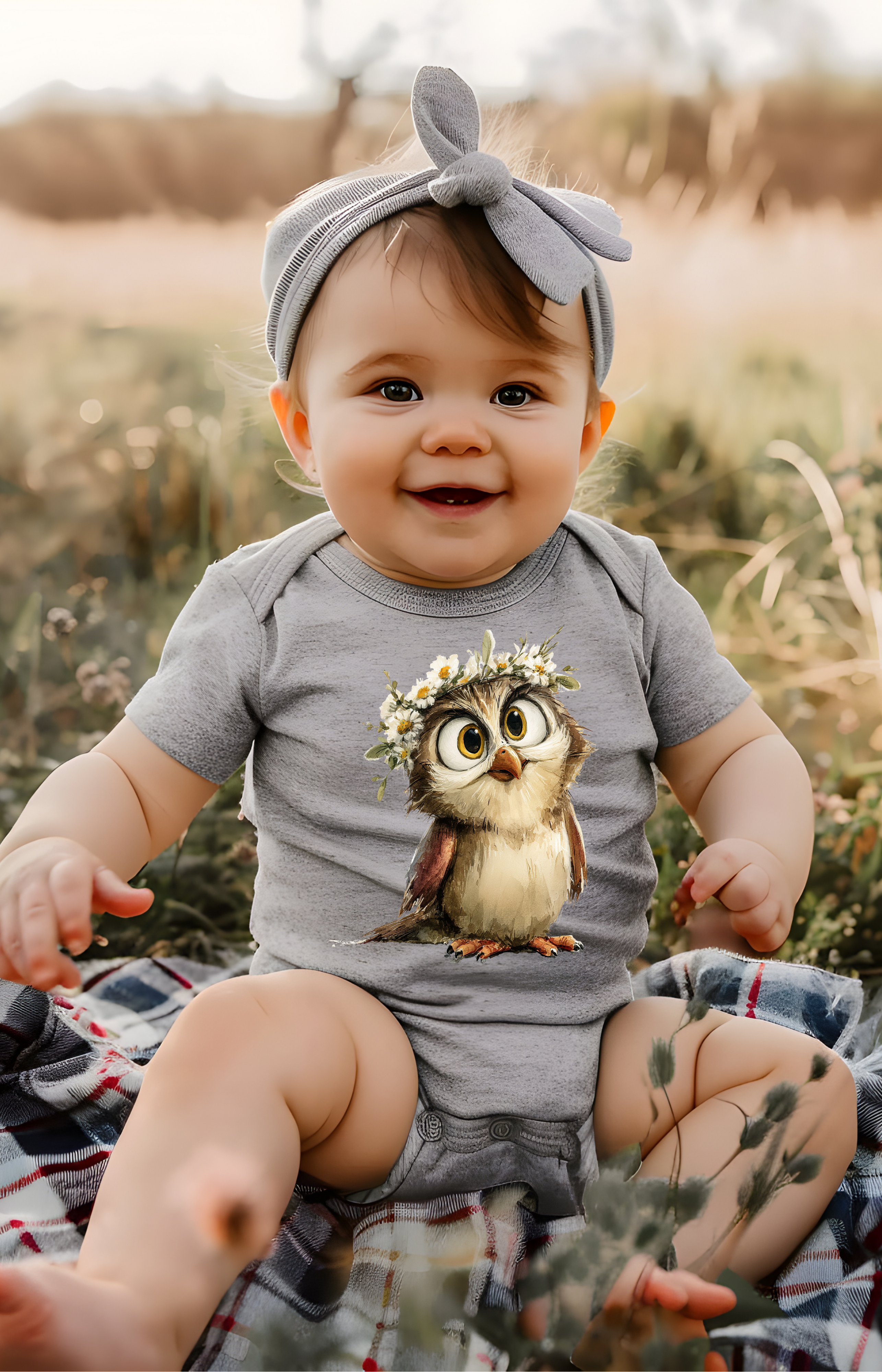 Wise & Wonderful Baby Owl Onesie