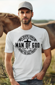 Man of God – Isaiah 54:17 Warrior Scripture Tee
