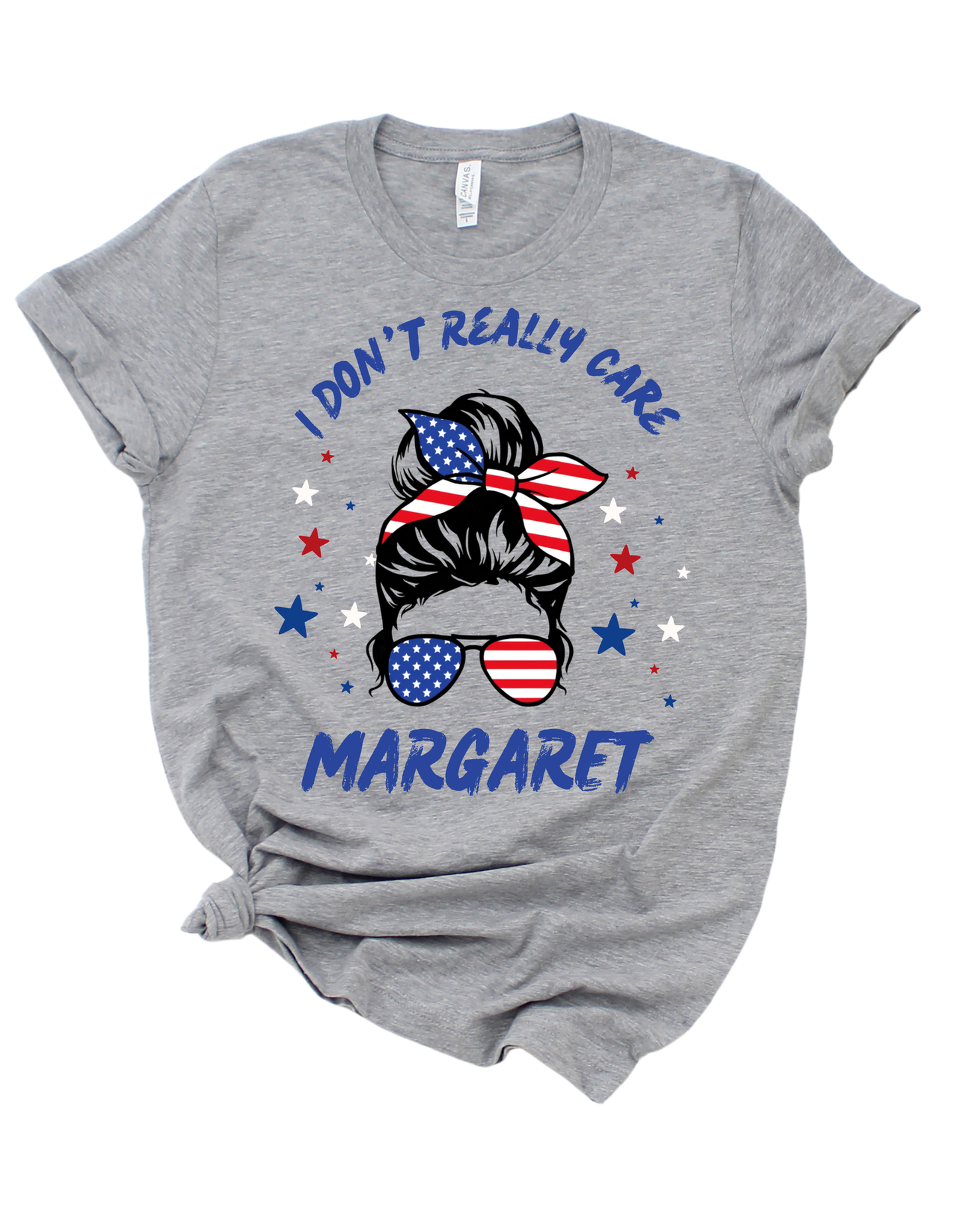 I Don't Really Care Margaret - Patriotic Women's Gym T-Shirt