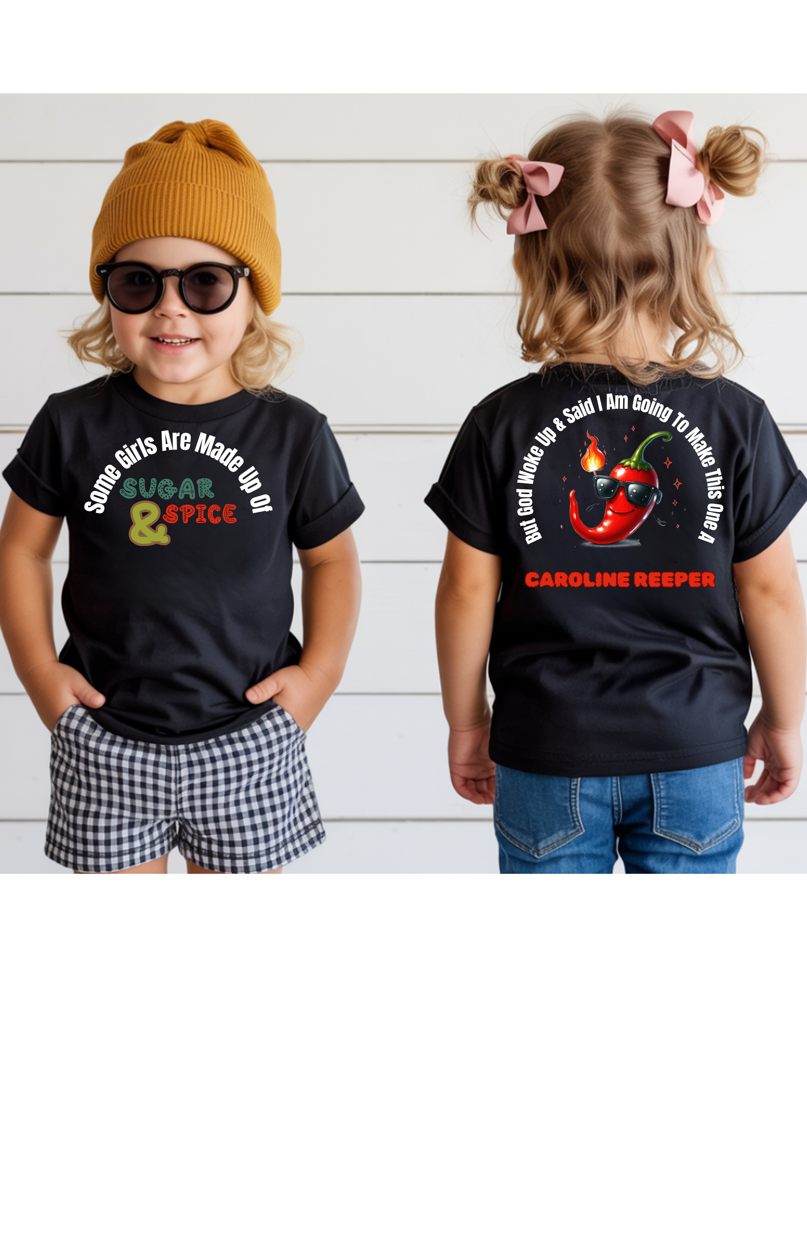Sugar, Spice & Carolina Reaper Girls’ Tee