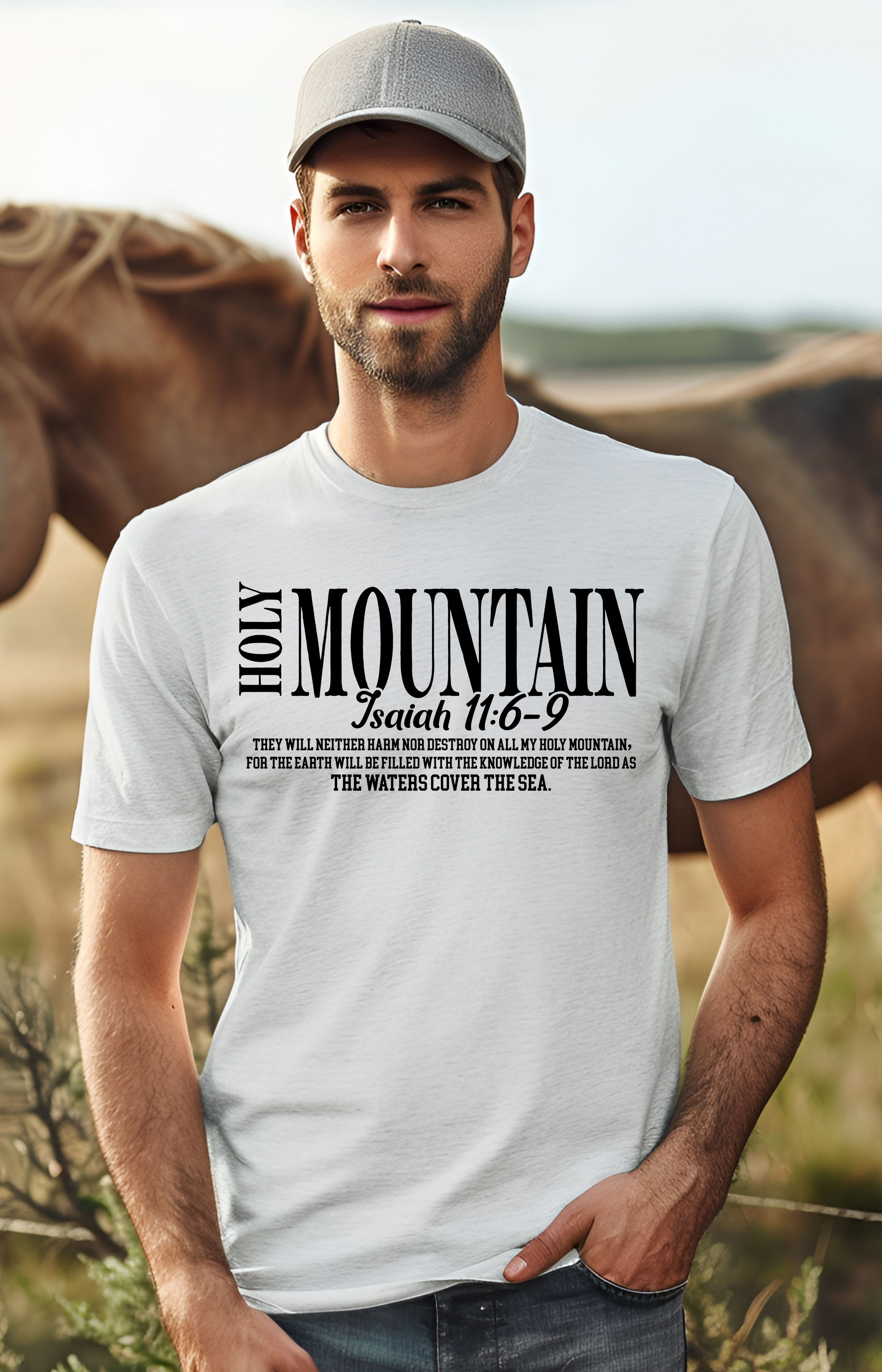 Holy Mountain – Isaiah 11:6–9 Scripture Tee