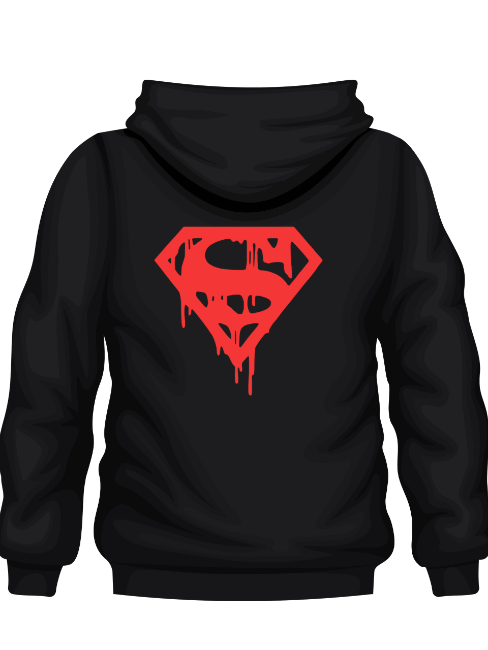 Drip Superman-Inspired Hoodie