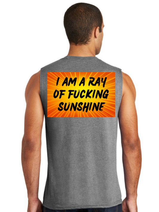 "Ray of F*ing Sunshine" Gym Sleeveless Tank