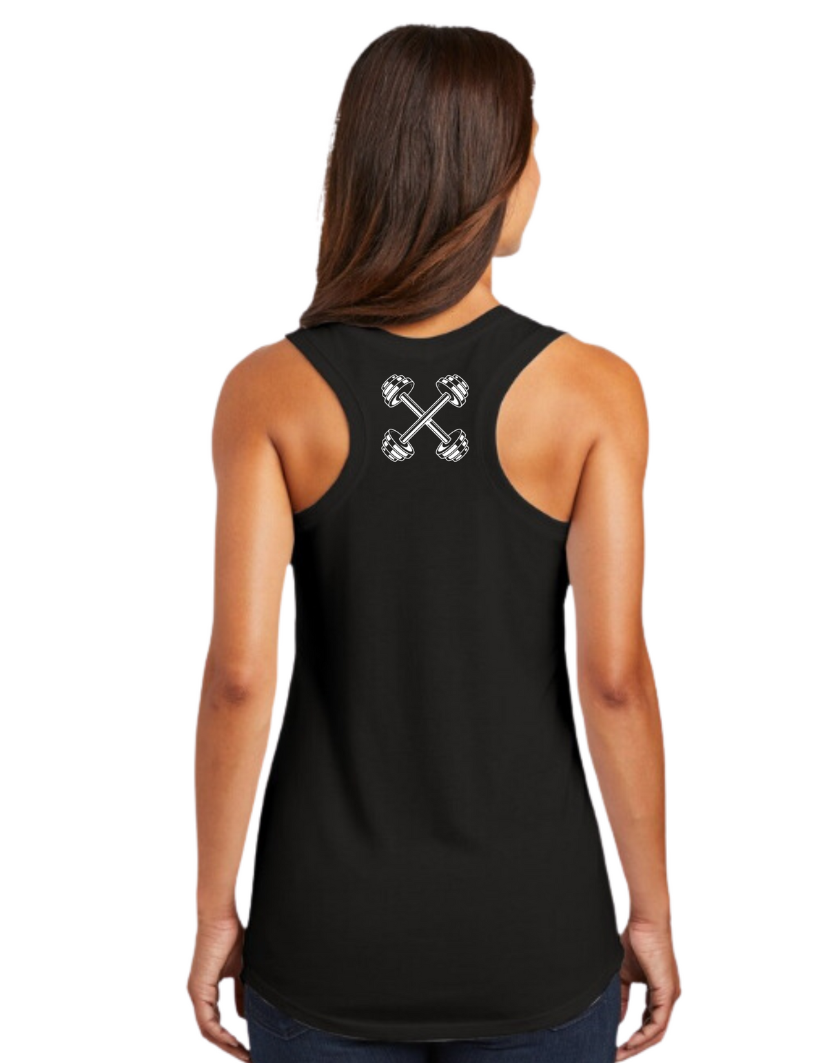 Coffee and Weights Racerback Tank - Lift & Sip In Style