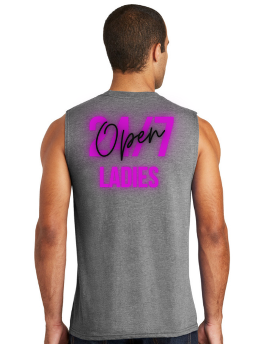 24/7 Open Ladies Sleeveless Tank