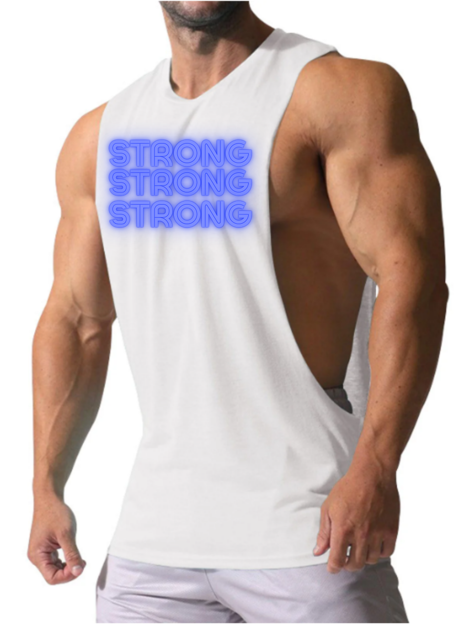 "STRONG STRONG STRONG" Men's Muscle Tank