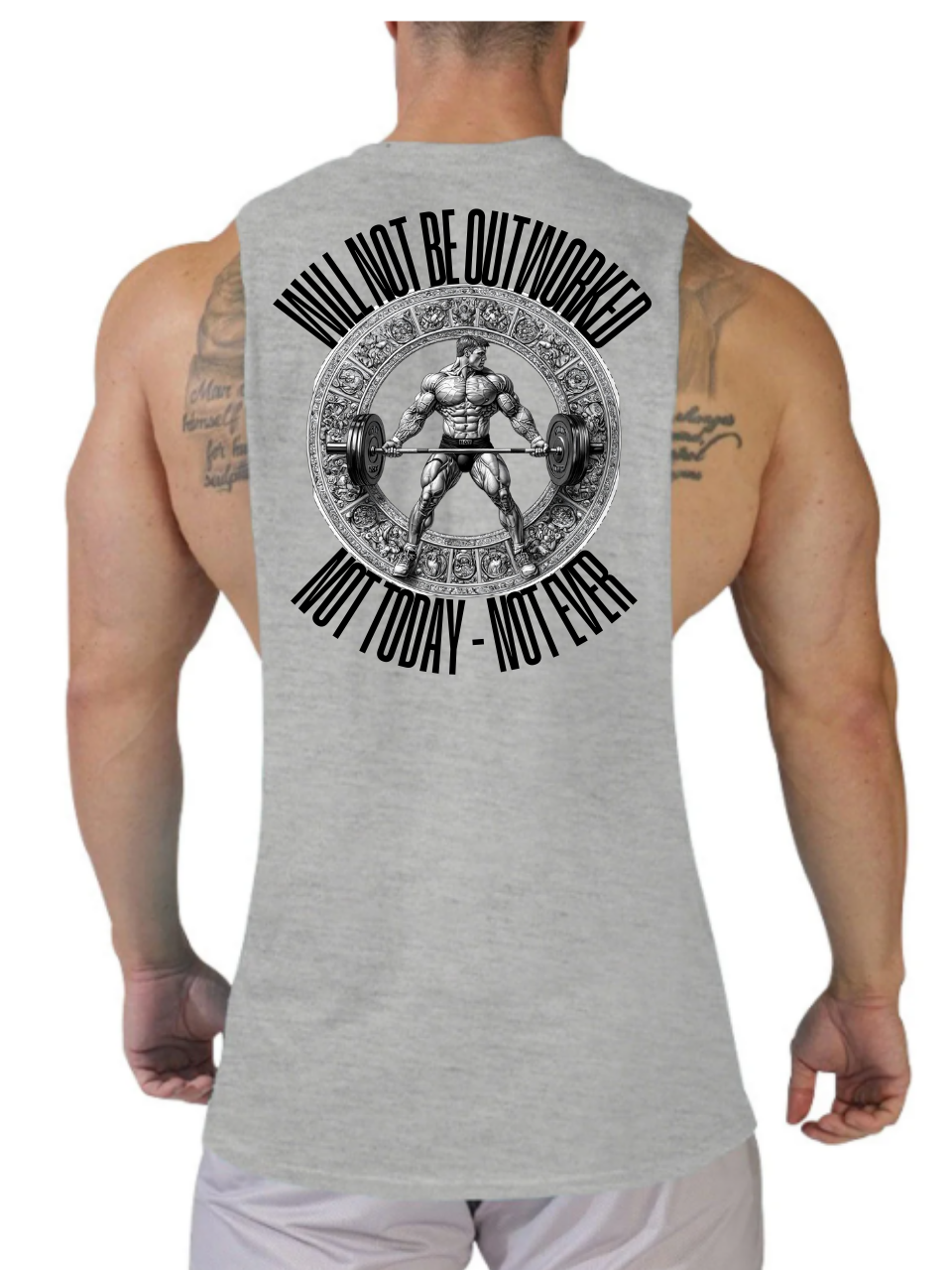 I Will Not Be Outworked Sleeveless Tank