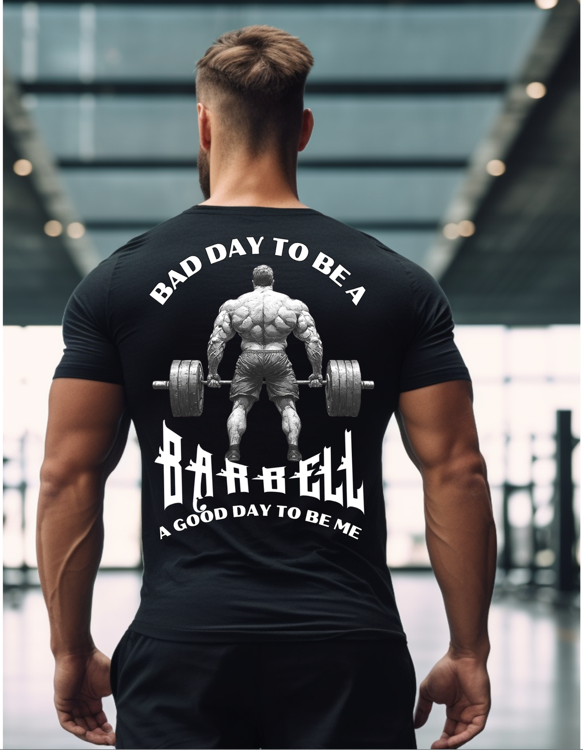 Bad Day to Be a Barbell – Powerlifting Tee
