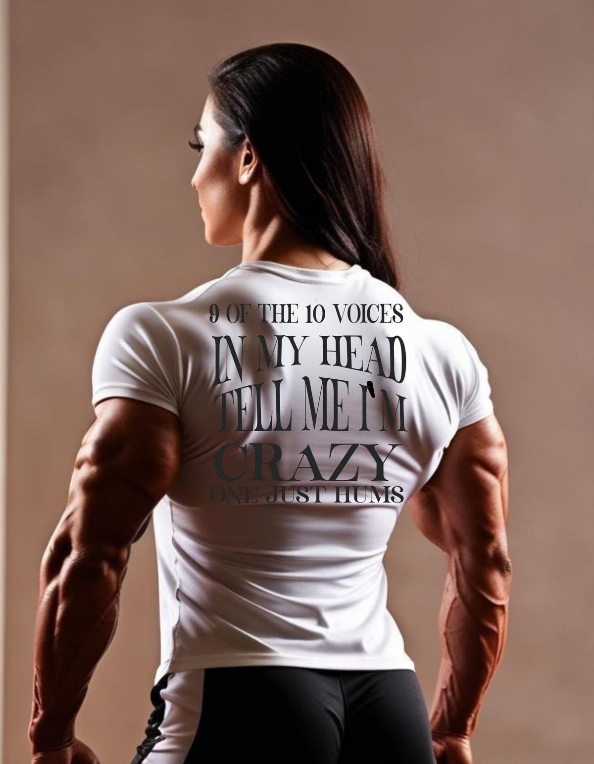 "Voices in My Head" Funny Gym Tee