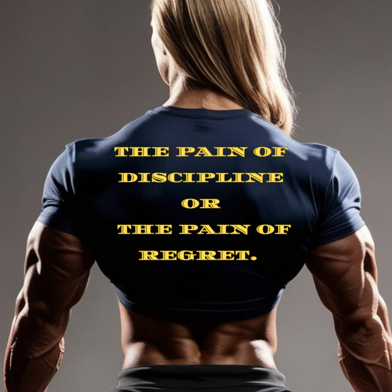 "Discipline or Regret" Gym Mindset Tee