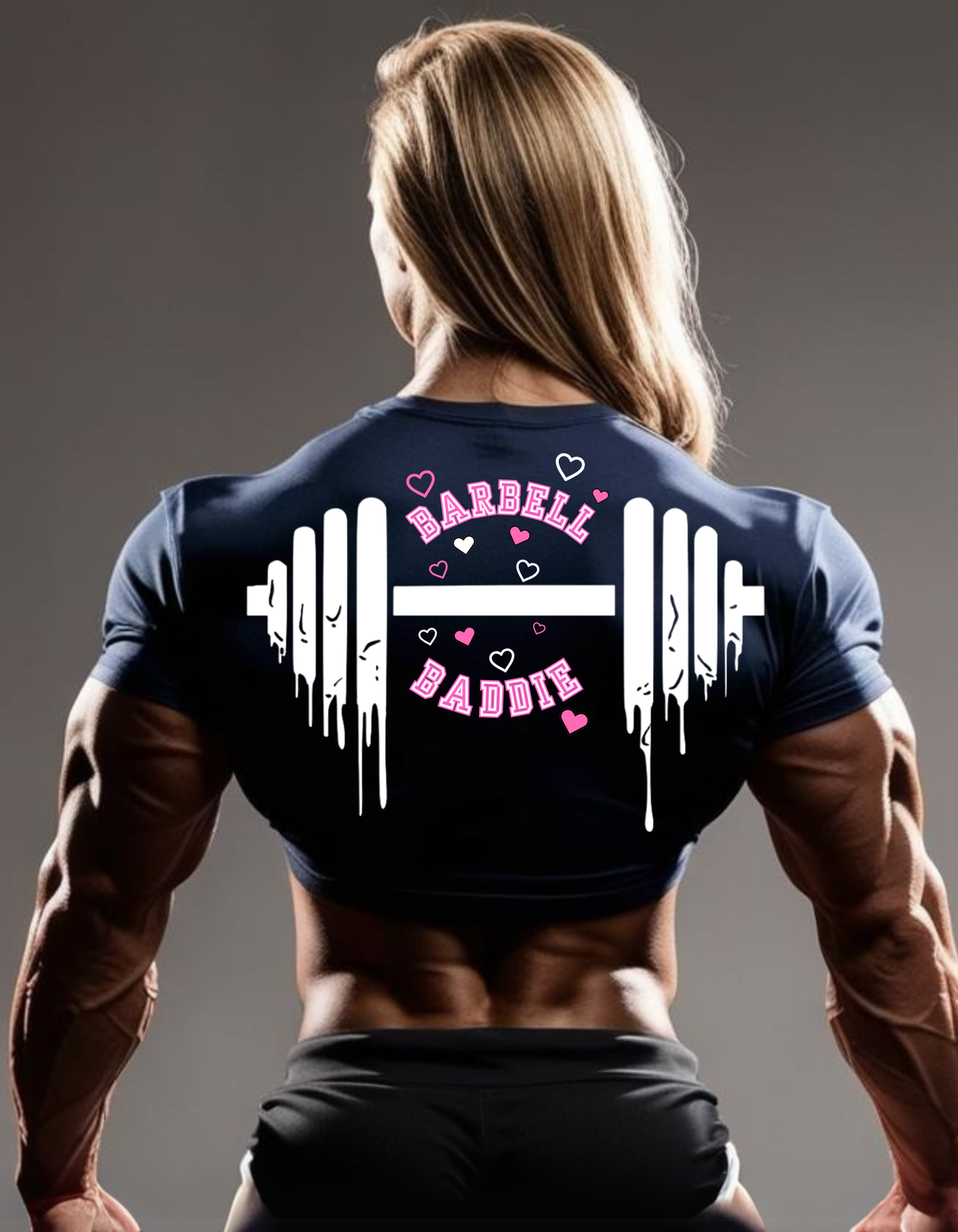 T-shirt de sport Barbell Baddie