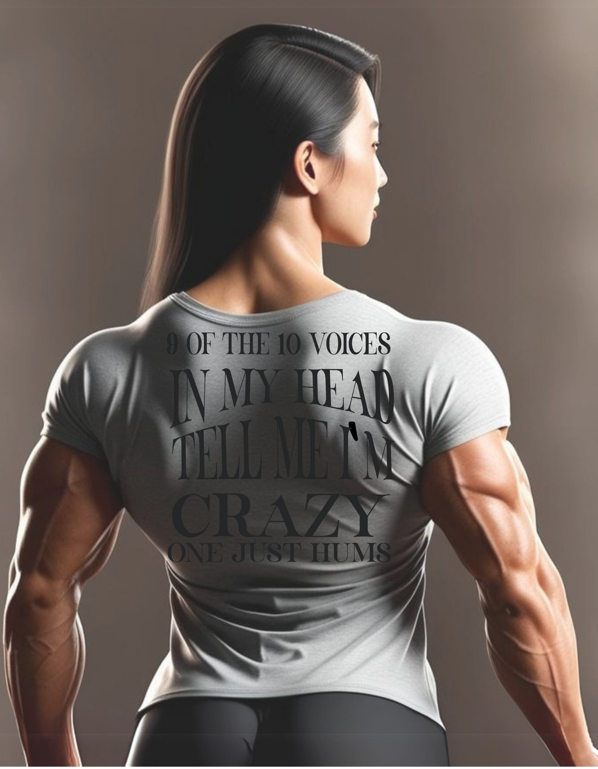 "Voices in My Head" Funny Gym Tee