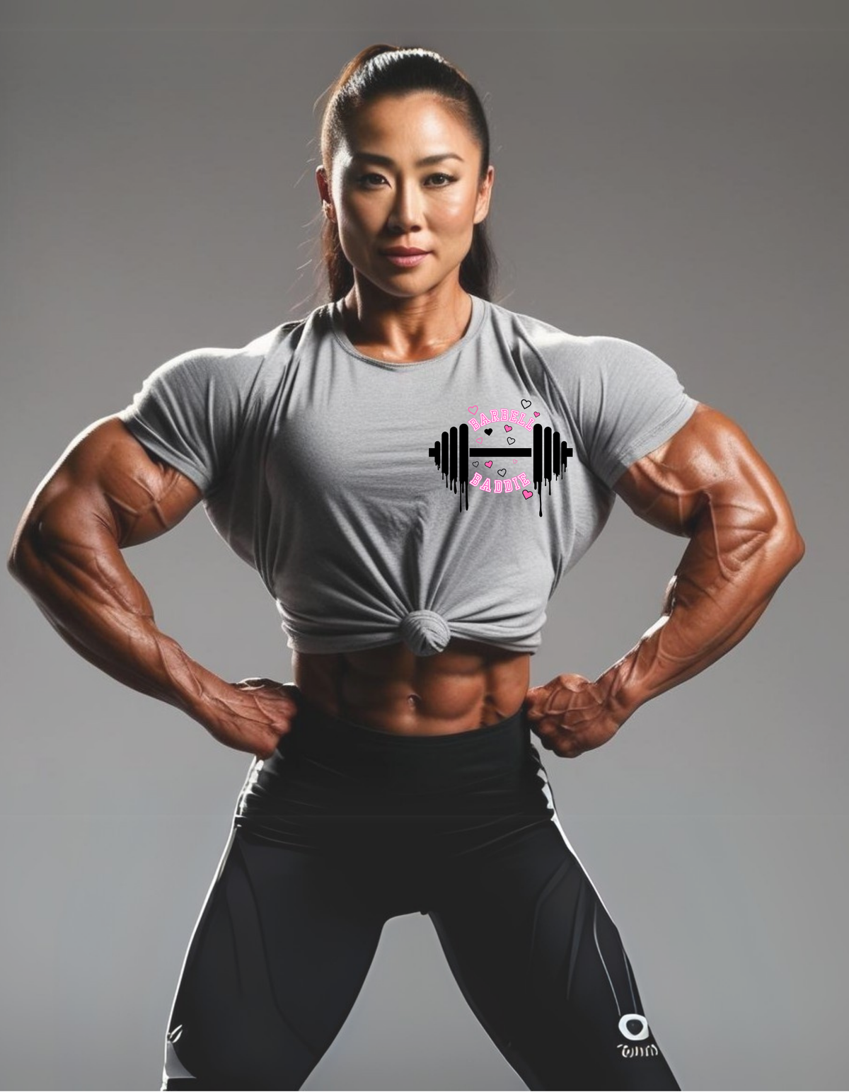 T-shirt de sport Barbell Baddie