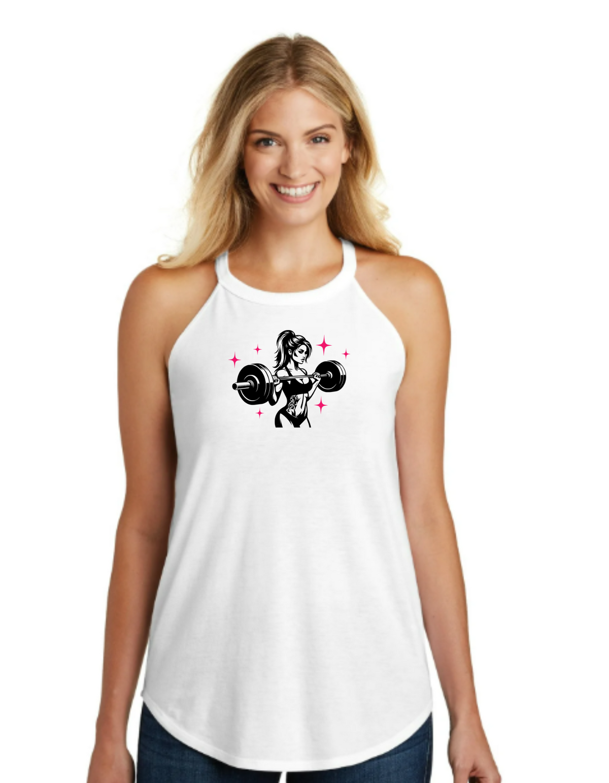 "Everything Hurts & I'm Hungry" Tri Rocker Tank