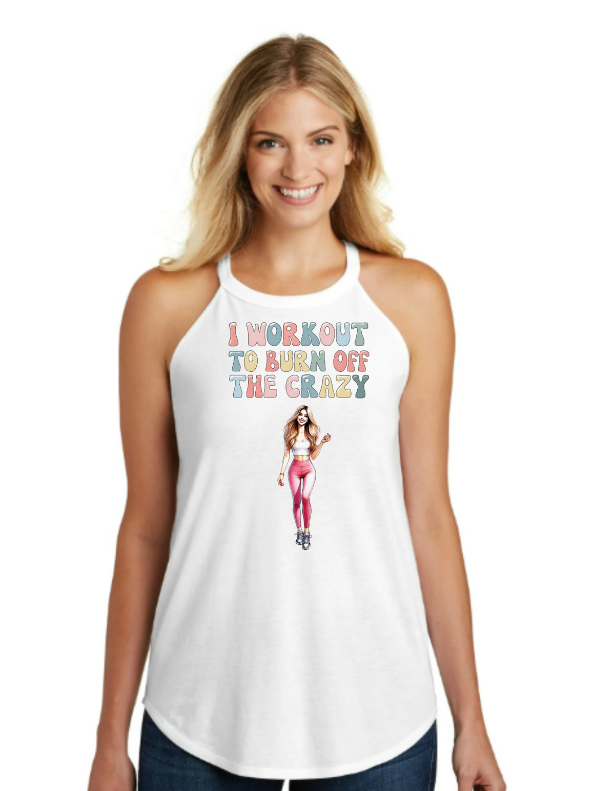 I Workout To Burn Off The Crazy Tri Rocker Tank