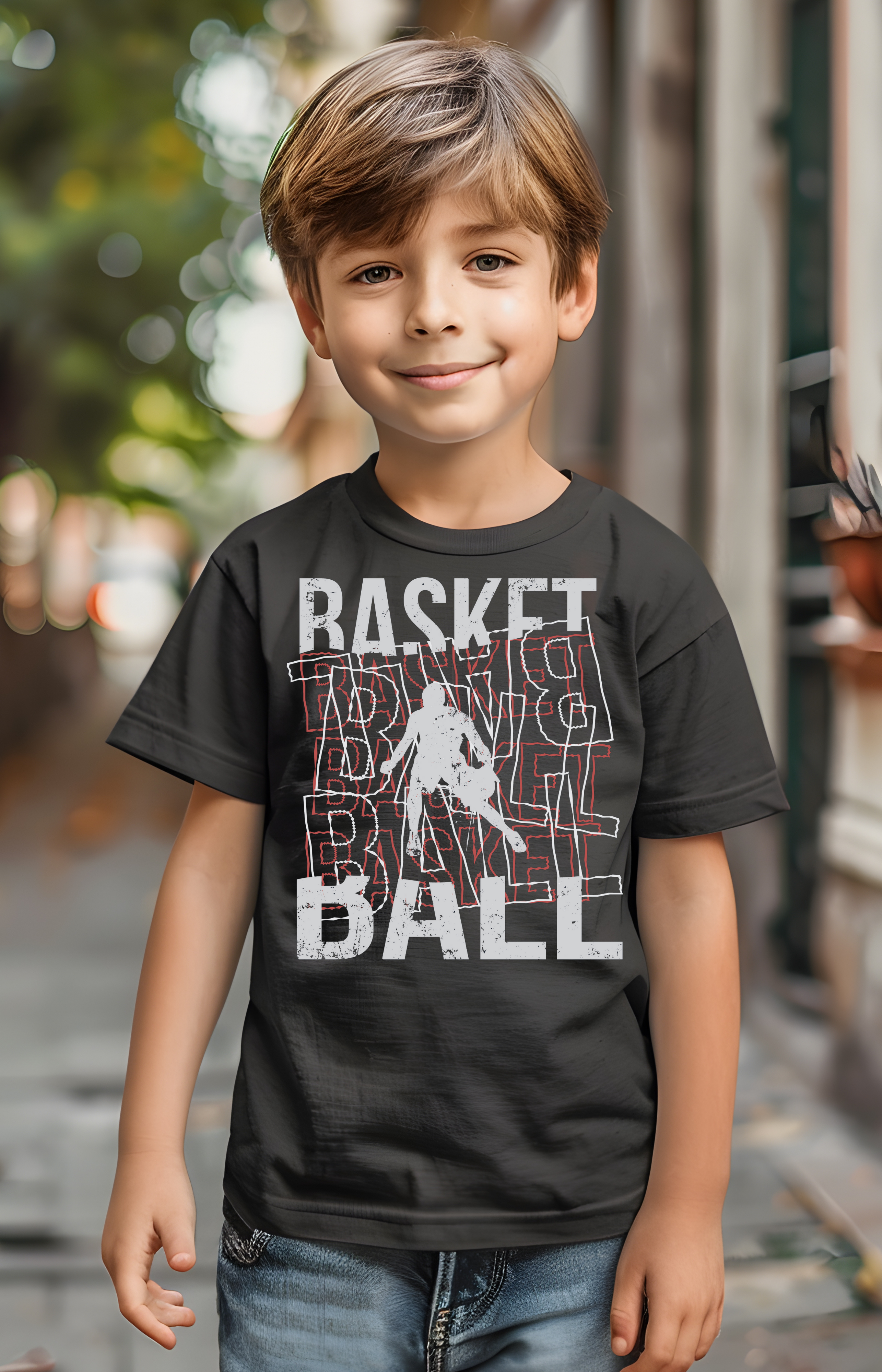 Grind Mode Basketball Kids’ Tee