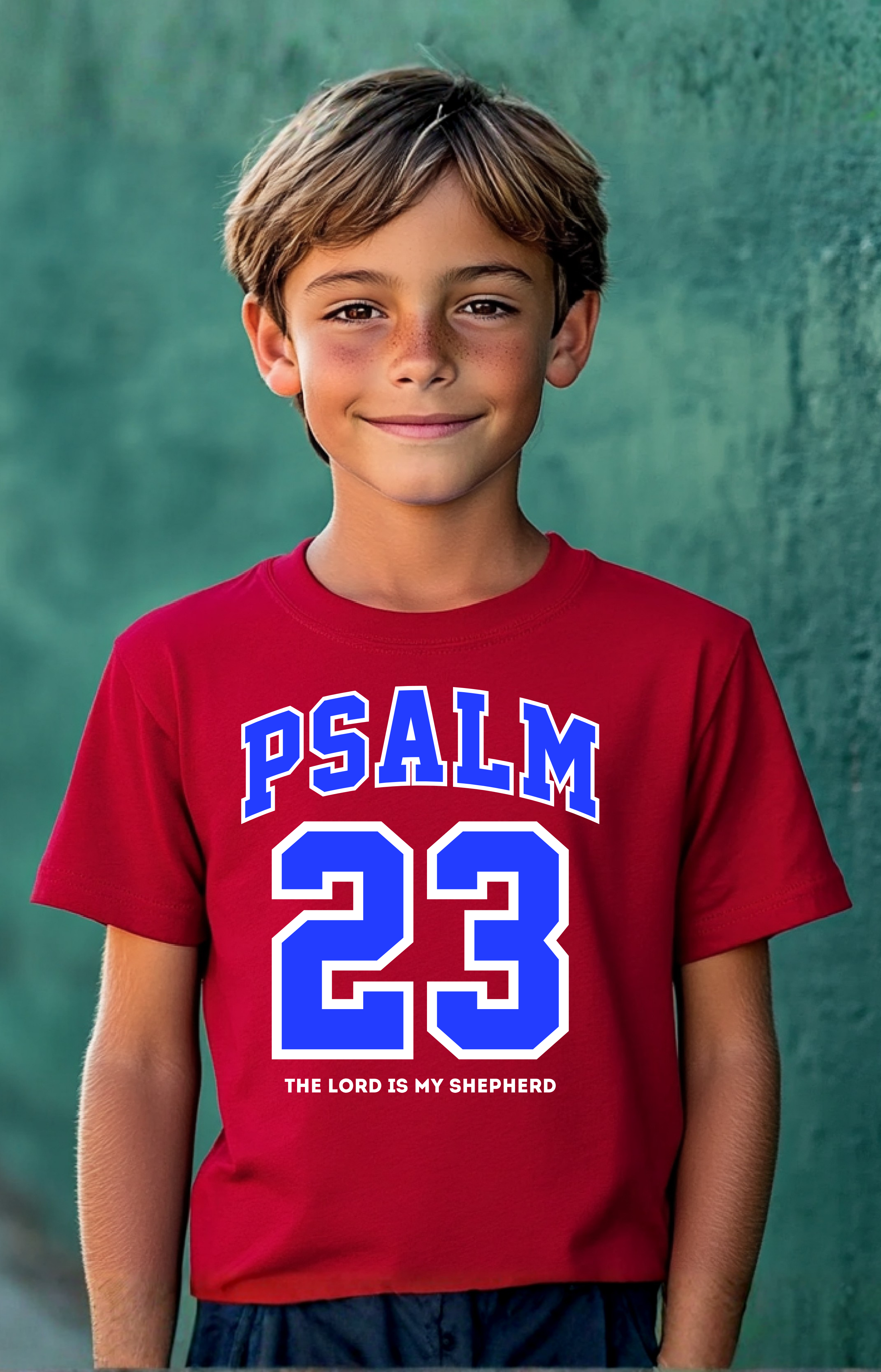 Psalm 23 – The Lord Is My Shepherd Kids’ Tee