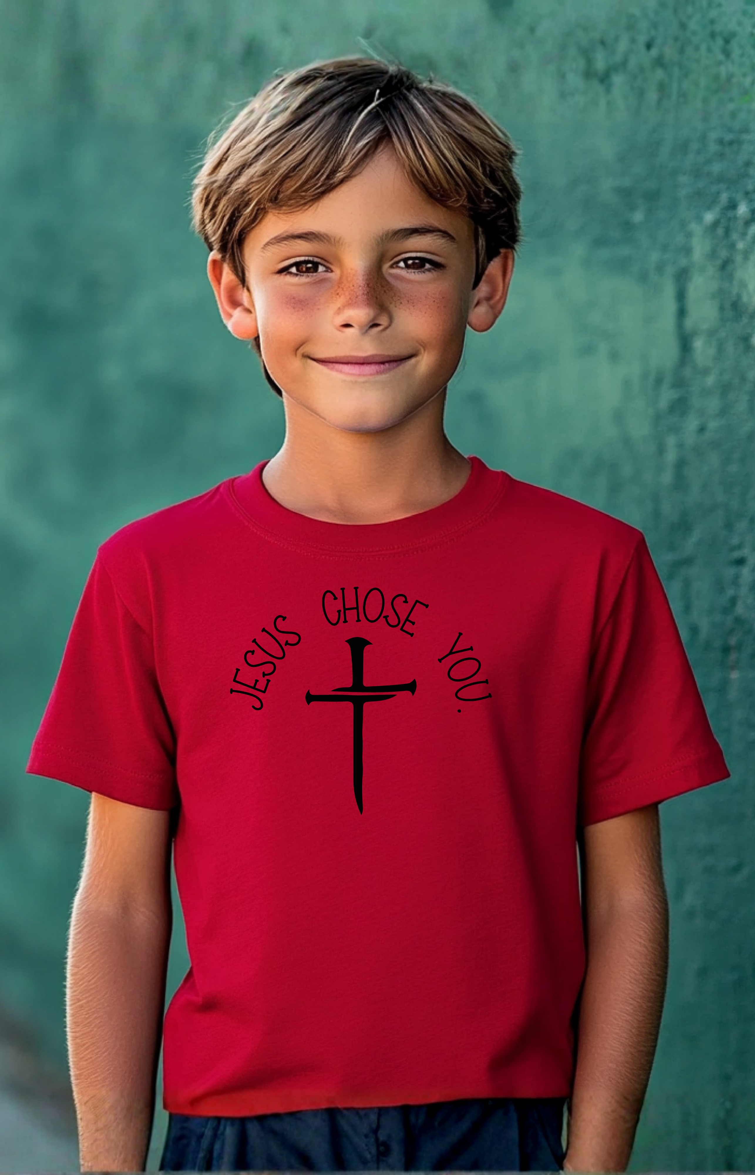 Jesus Chose You Kids’ Tee – Faith Over Fear