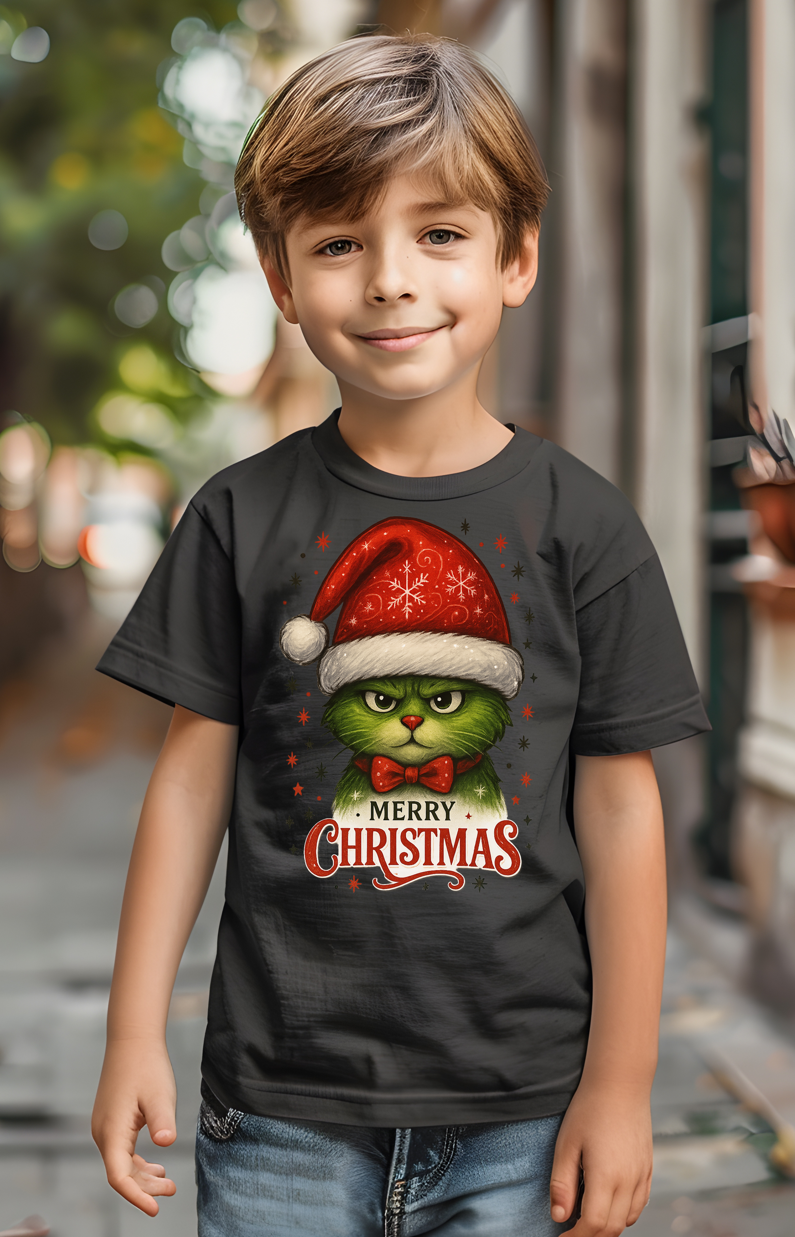 Merry Christmas Attitude T-Shirt – Own Your Mood, Rule the Holidays