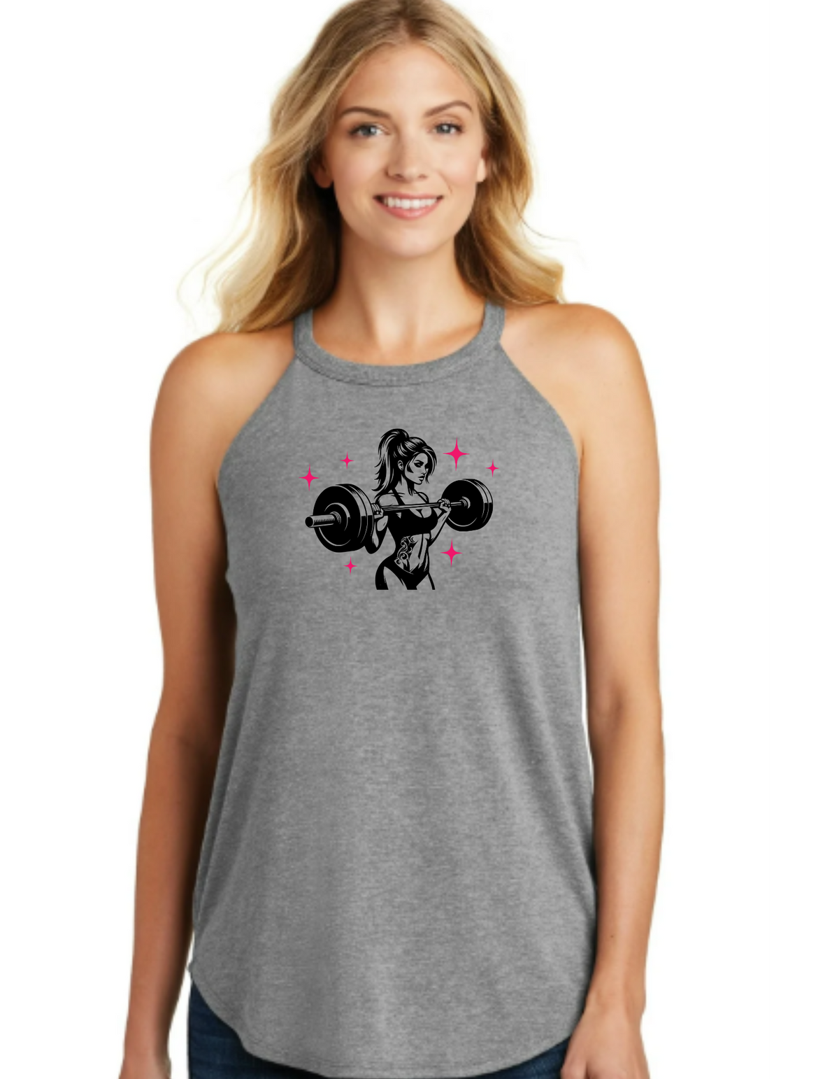 "Everything Hurts & I'm Hungry" Tri Rocker Tank
