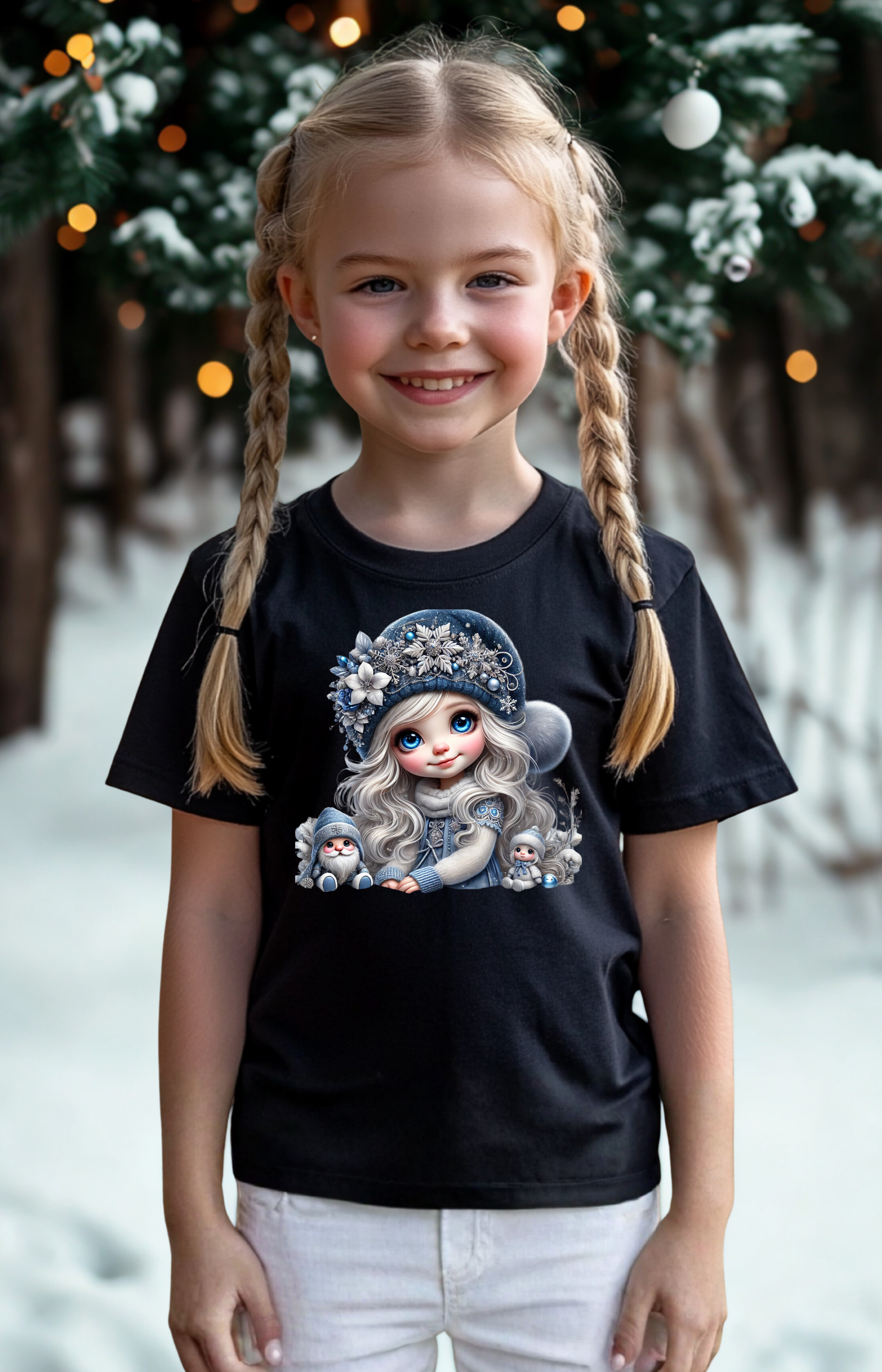 Winter Wonder Girl T-Shirt – Spark Joy This Christmas