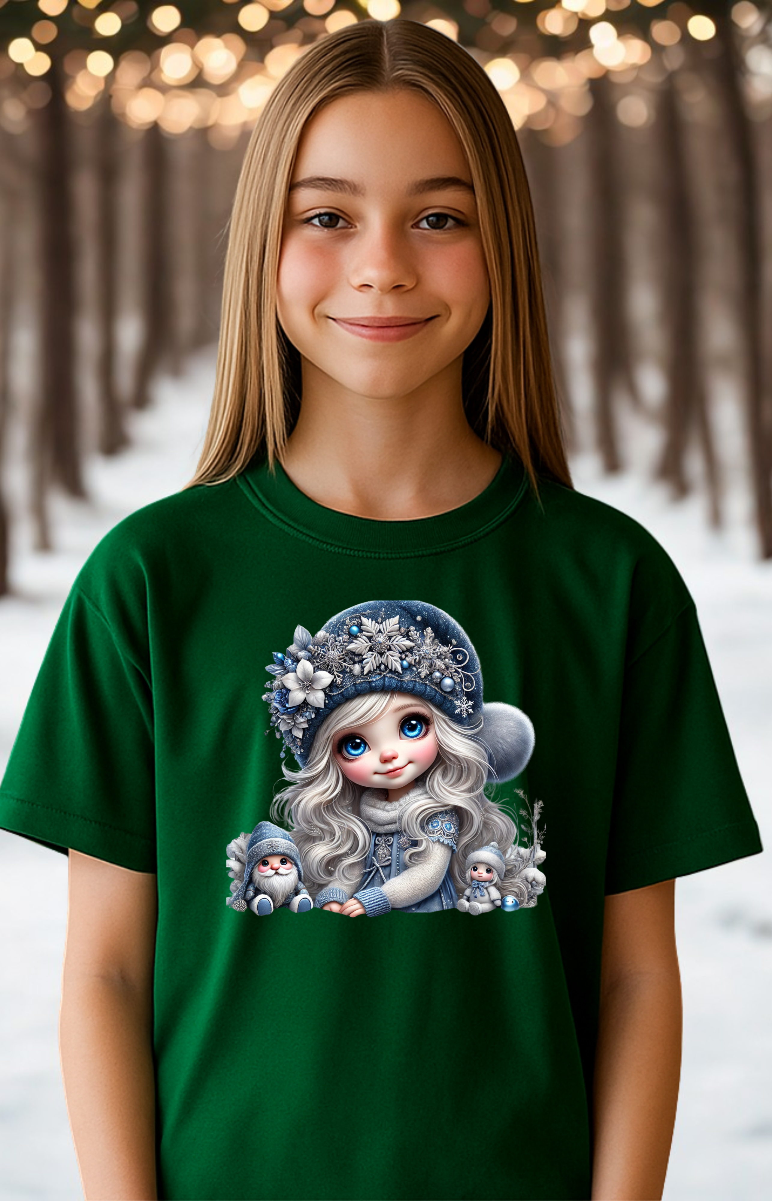 Winter Wonder Girl T-Shirt – Spark Joy This Christmas