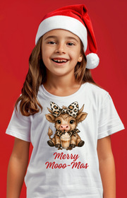 Merry Mooo-Mas T-Shirt – Spread Joy and a Little Sass This Season