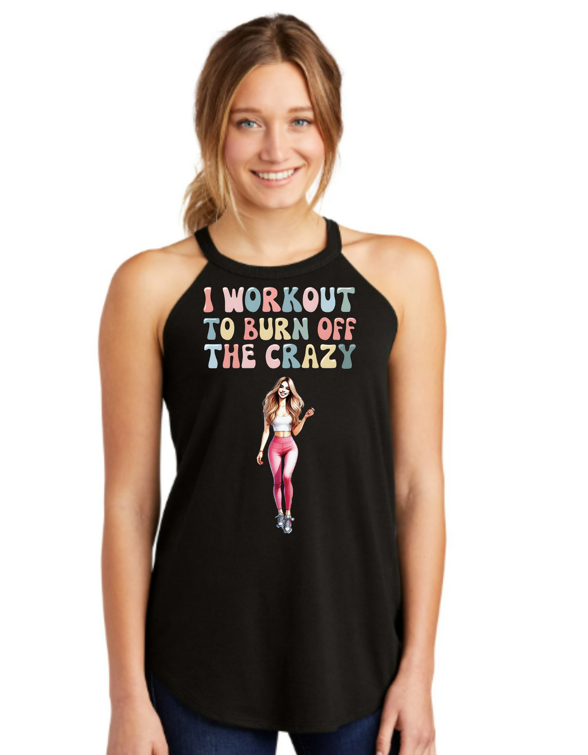I Workout To Burn Off The Crazy Tri Rocker Tank