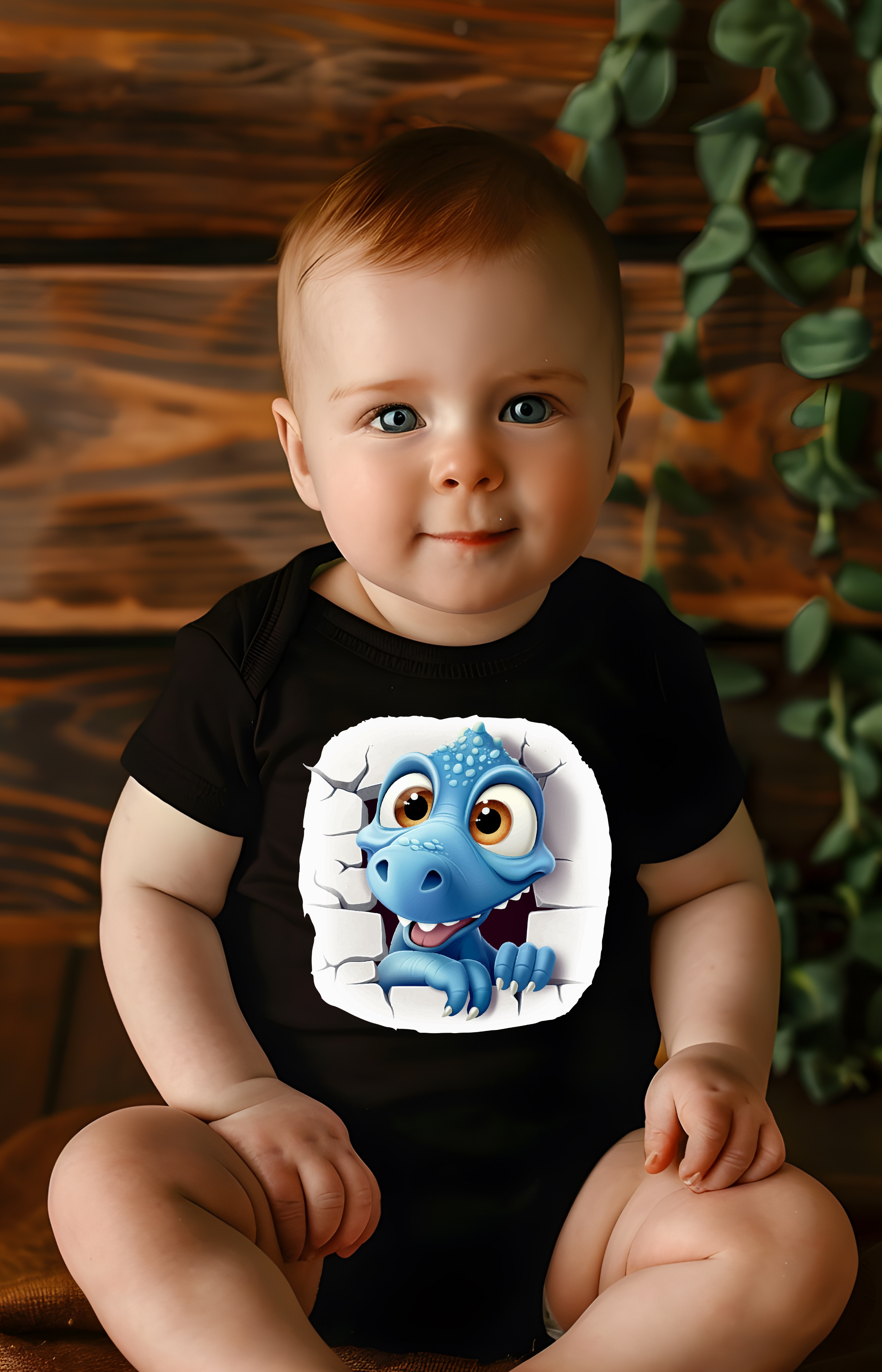 Little Dino Breakthrough Baby Onesie