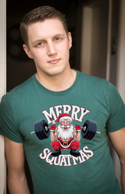 Merry Squatmas T-shirt 🎅🏋️‍♂️ Lift, Laugh & Stay Merry