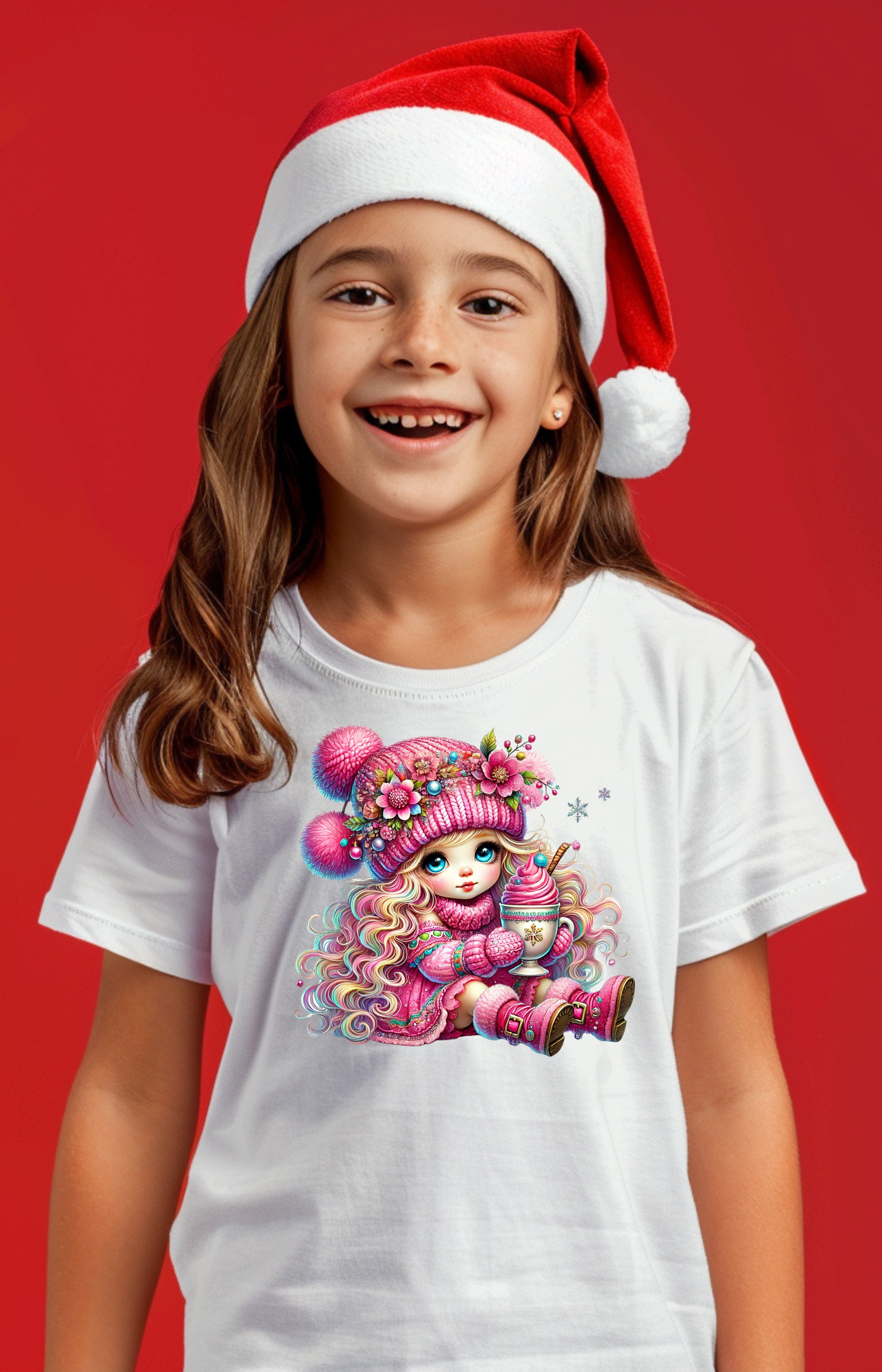 Cup of Cheer Girl T-Shirt – Sprinkle Joy Everywhere