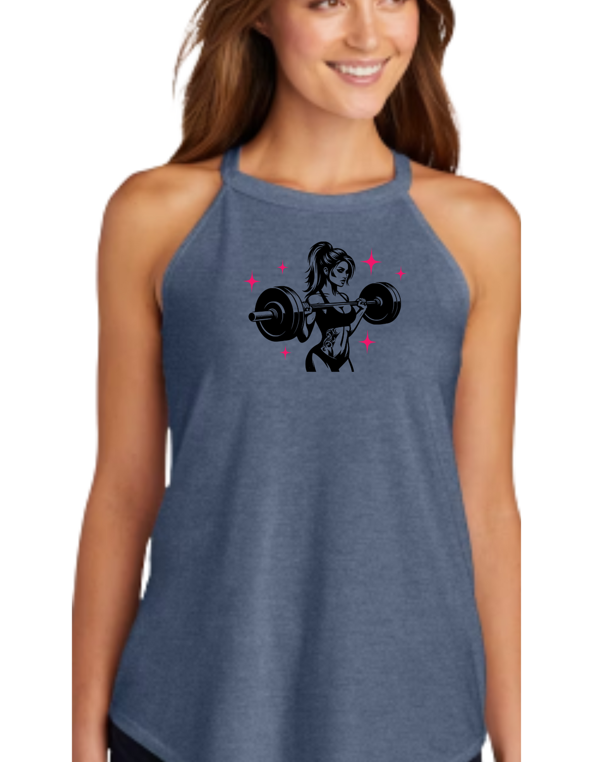 "Everything Hurts & I'm Hungry" Tri Rocker Tank