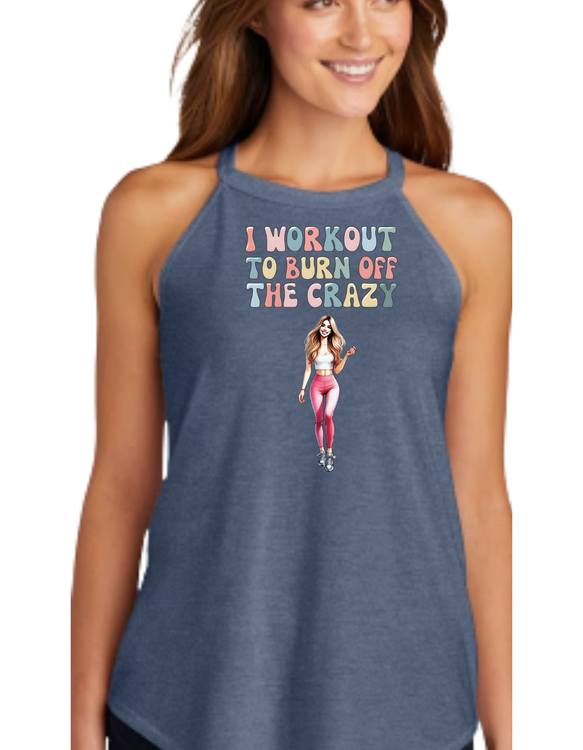 I Workout To Burn Off The Crazy Tri Rocker Tank