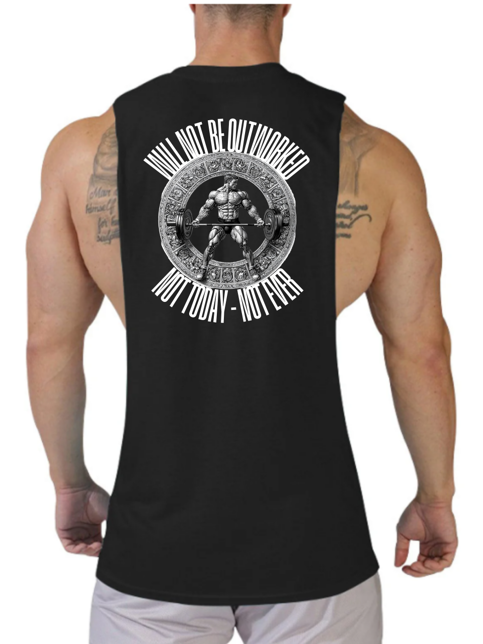 I Will Not Be Outworked Sleeveless Tank